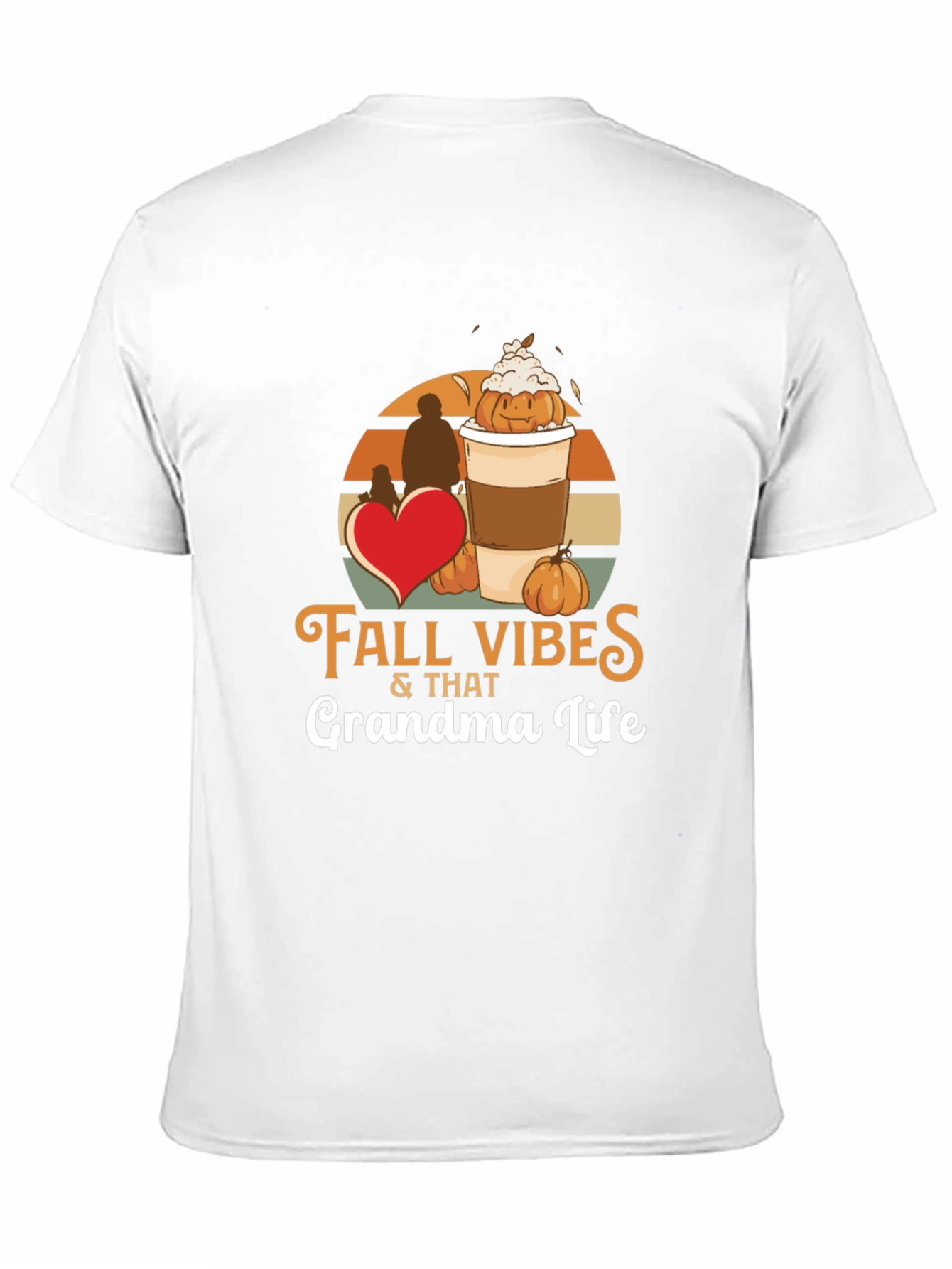 Fall Vibes Grandma Life T-Shirt