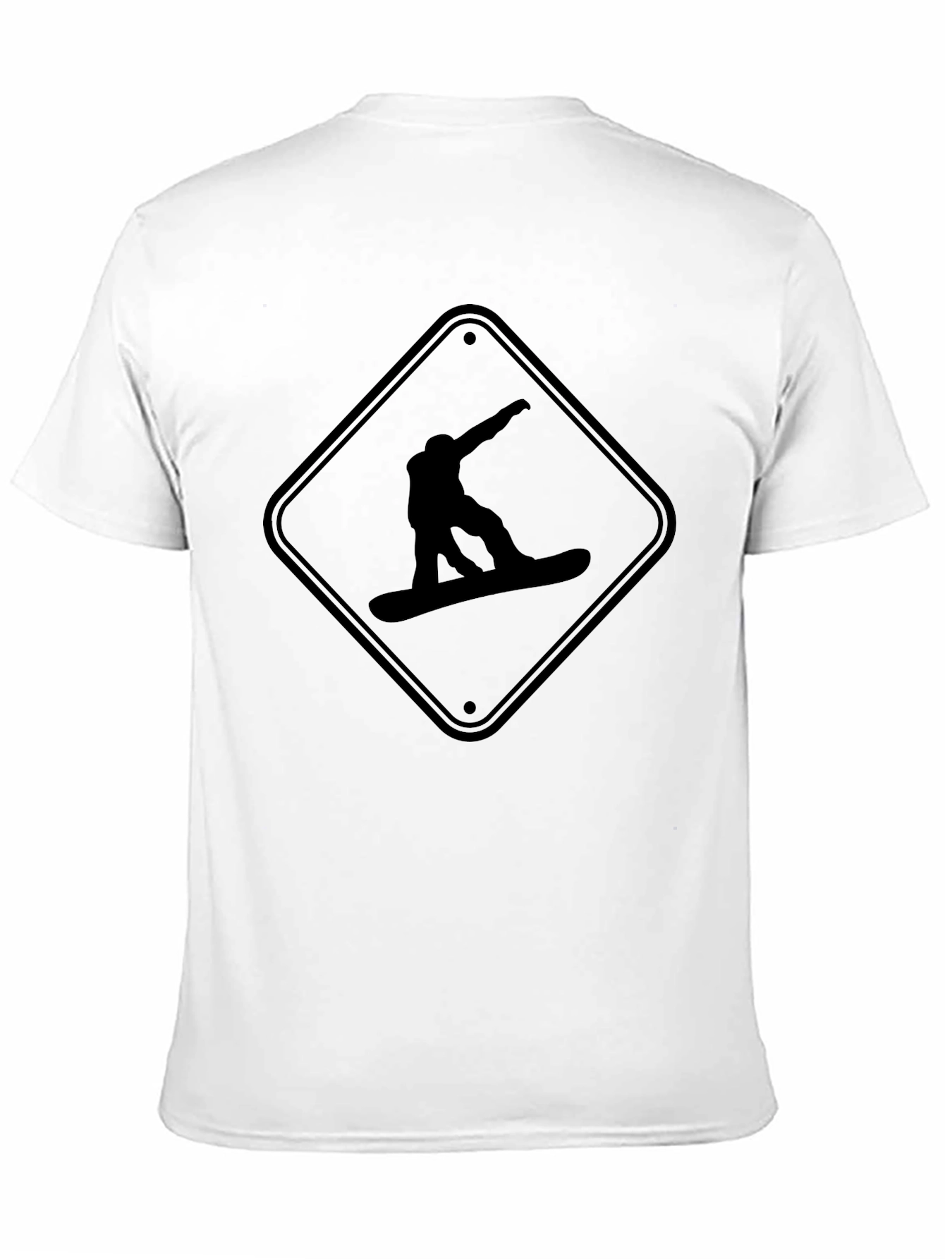 Snowboarder Graphic Tee - Black Unisex Shirt