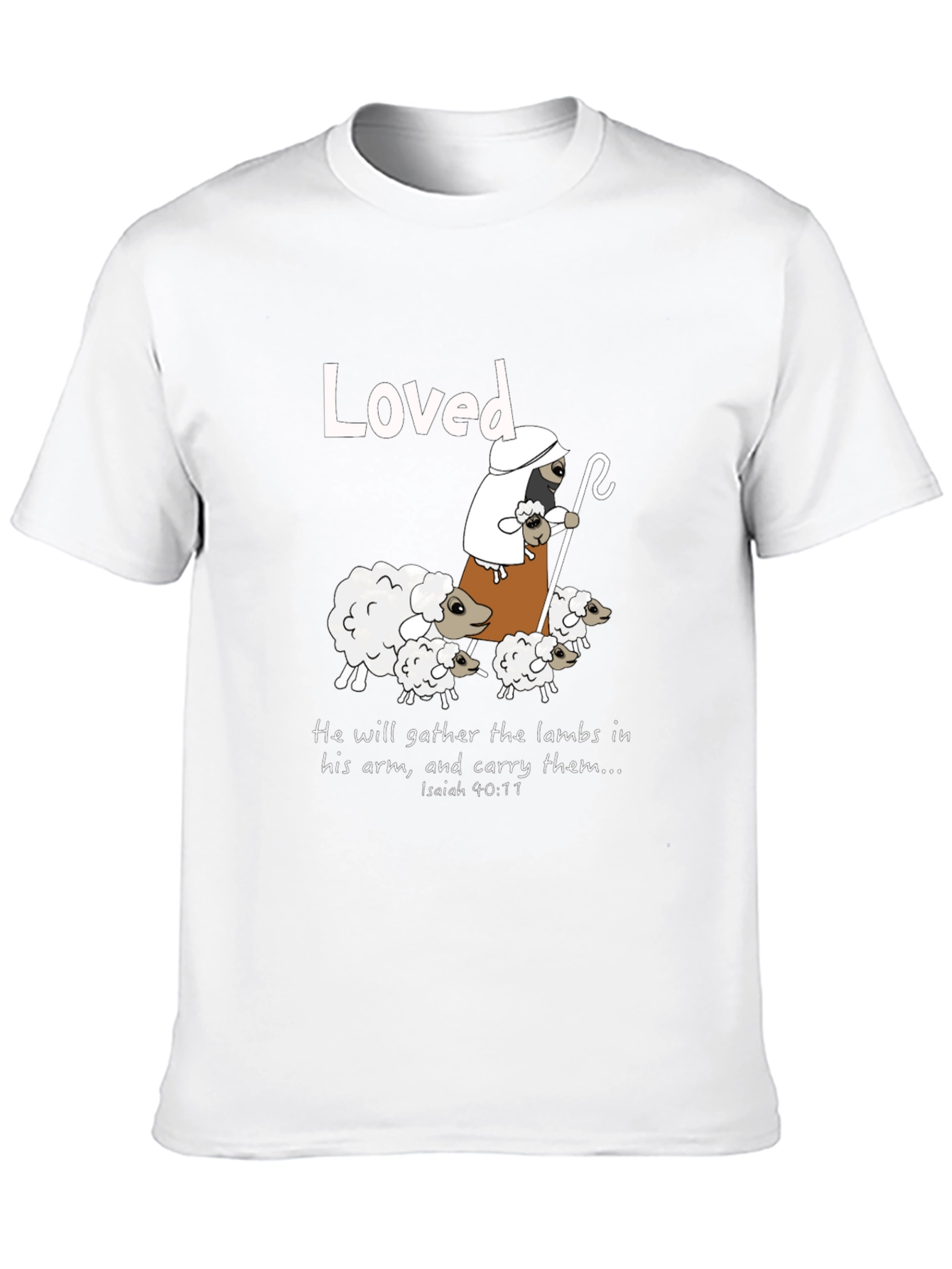 Loved Sheep Graphic T-Shirt