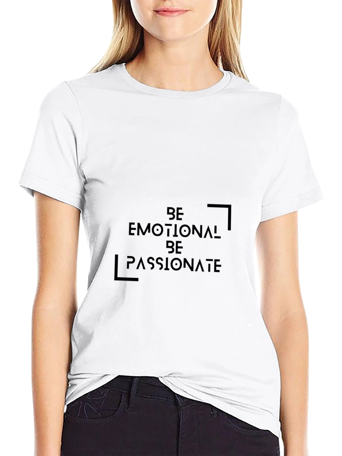 Be Emotional Be Passionate Black T-Shirt