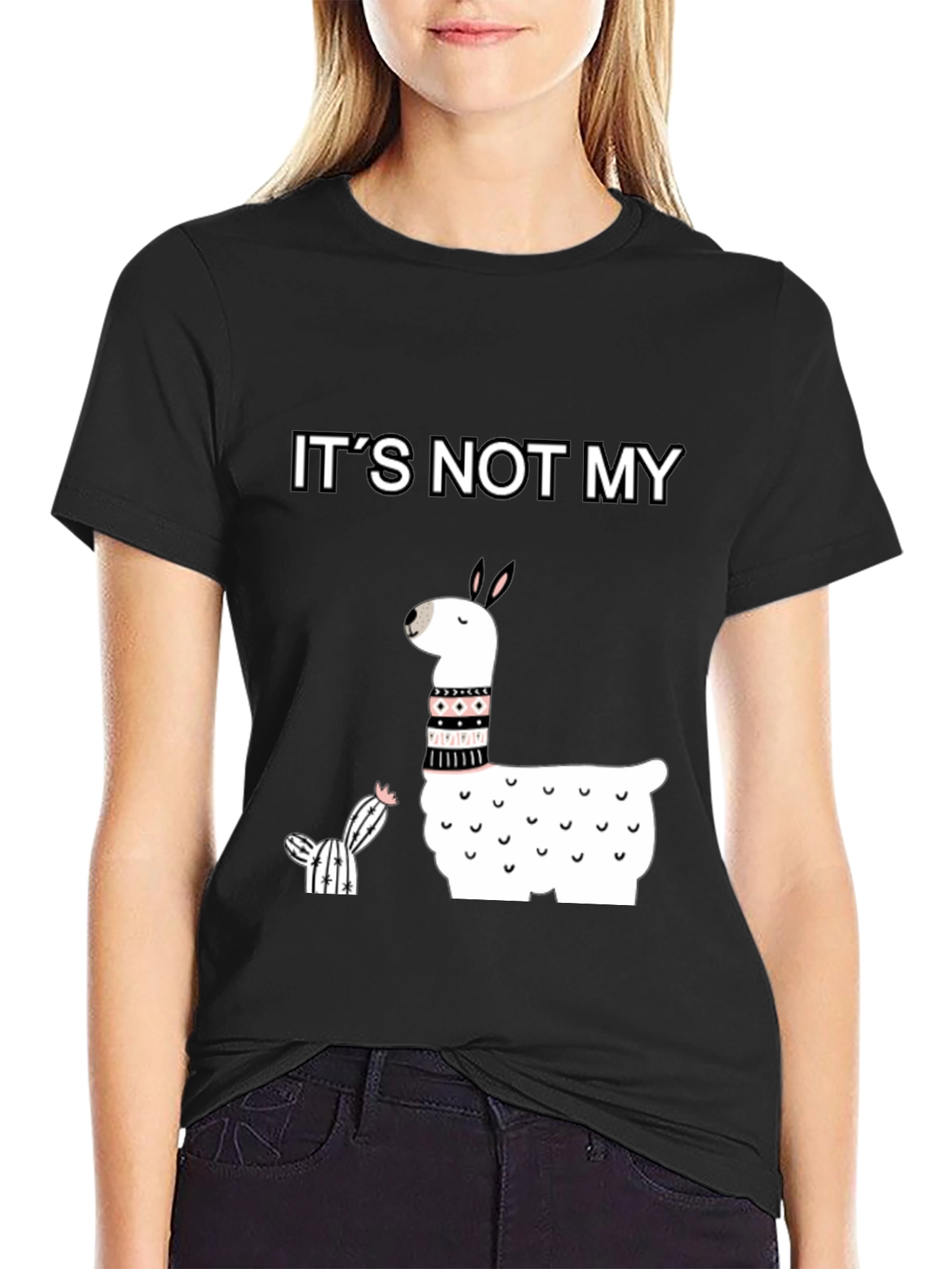 Its Not My Cactus Llama T-Shirt