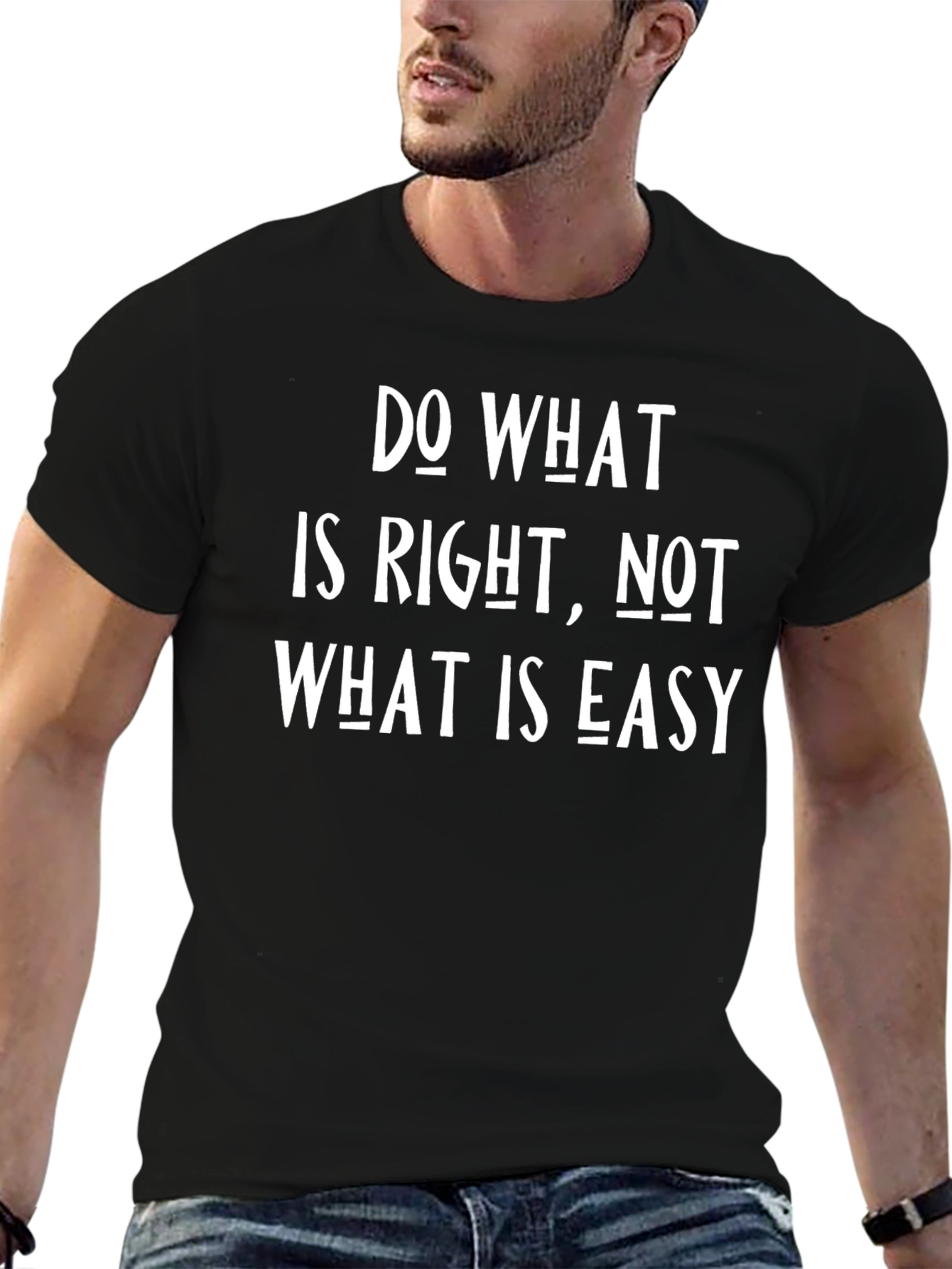 Inspirational Graphic Tee - Do What is Right
