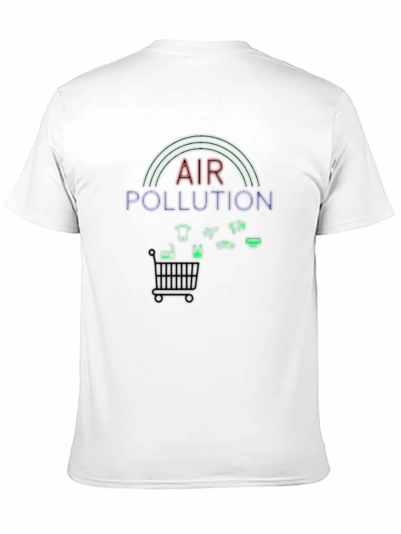 Air Pollution Graphic Tee - Environment Awareness Shirt