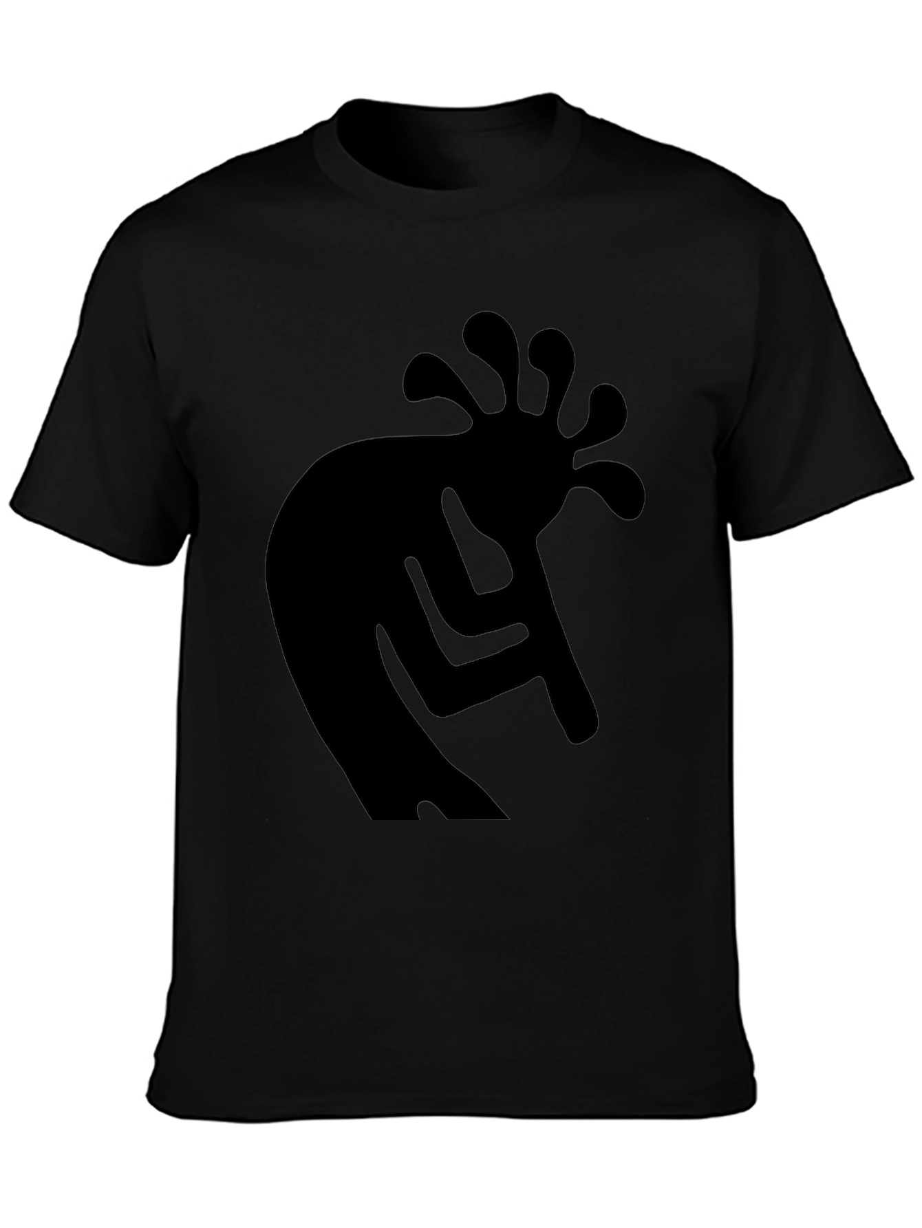 Kokopelli Graphic T-Shirt - Black Cotton Tee
