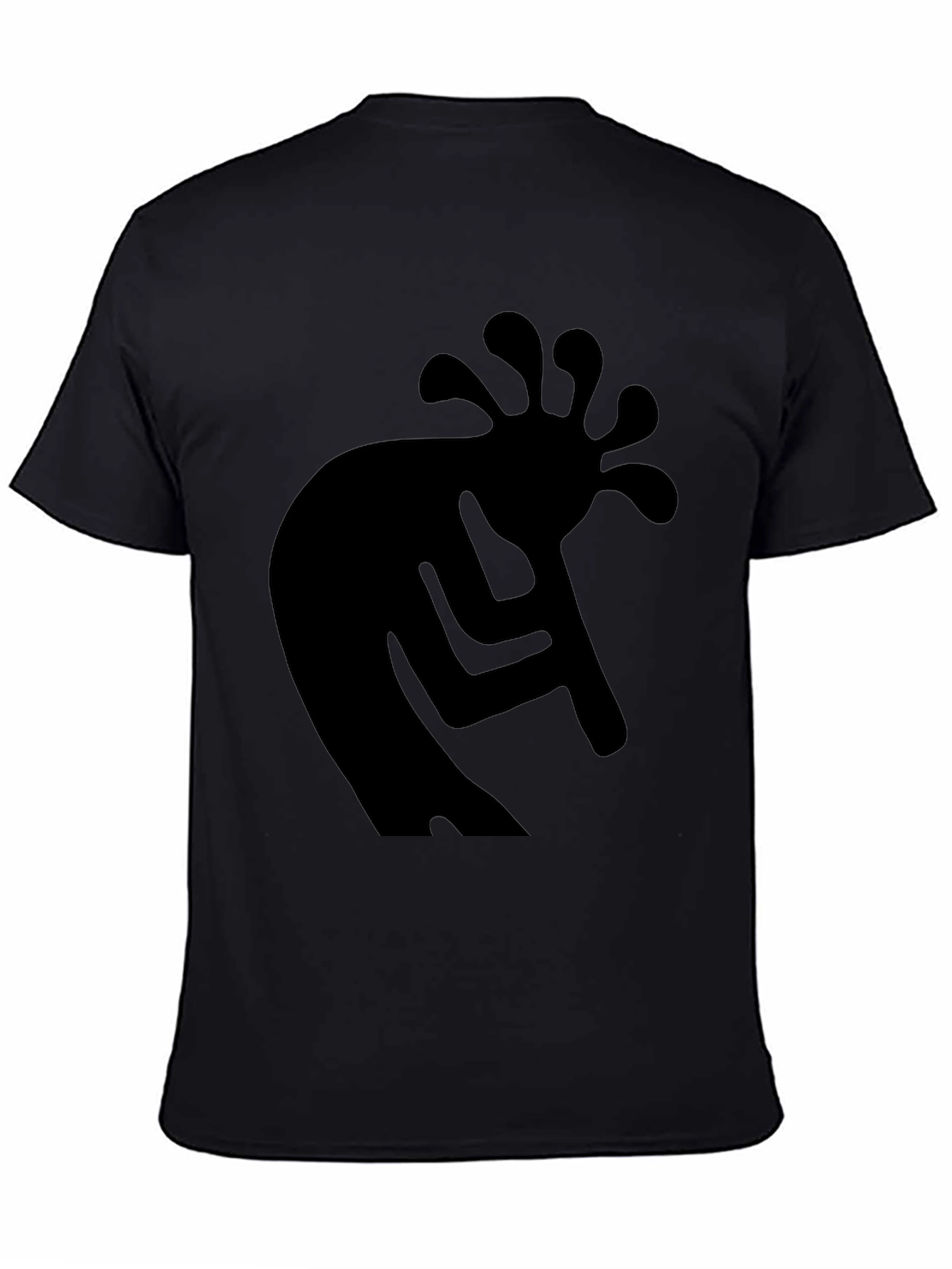 Kokopelli Graphic T-Shirt - Black Cotton Tee