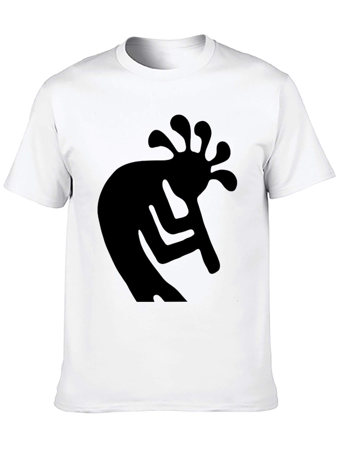 Kokopelli Graphic T-Shirt - Black Cotton Tee