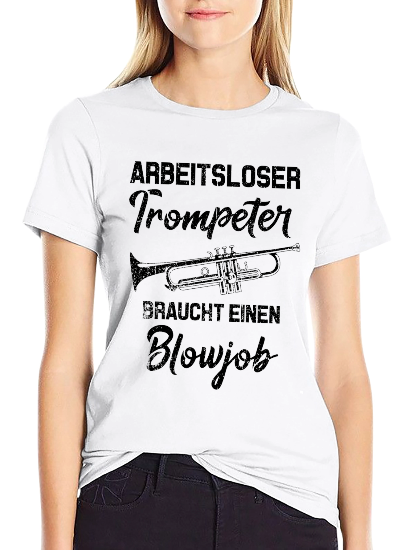 Arbeitsloser Trompeter T-Shirt - Funny Musician Tee