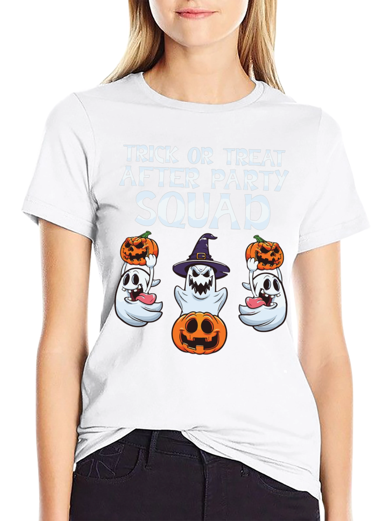 Halloween Trick or Treat Squad Graphic Tee