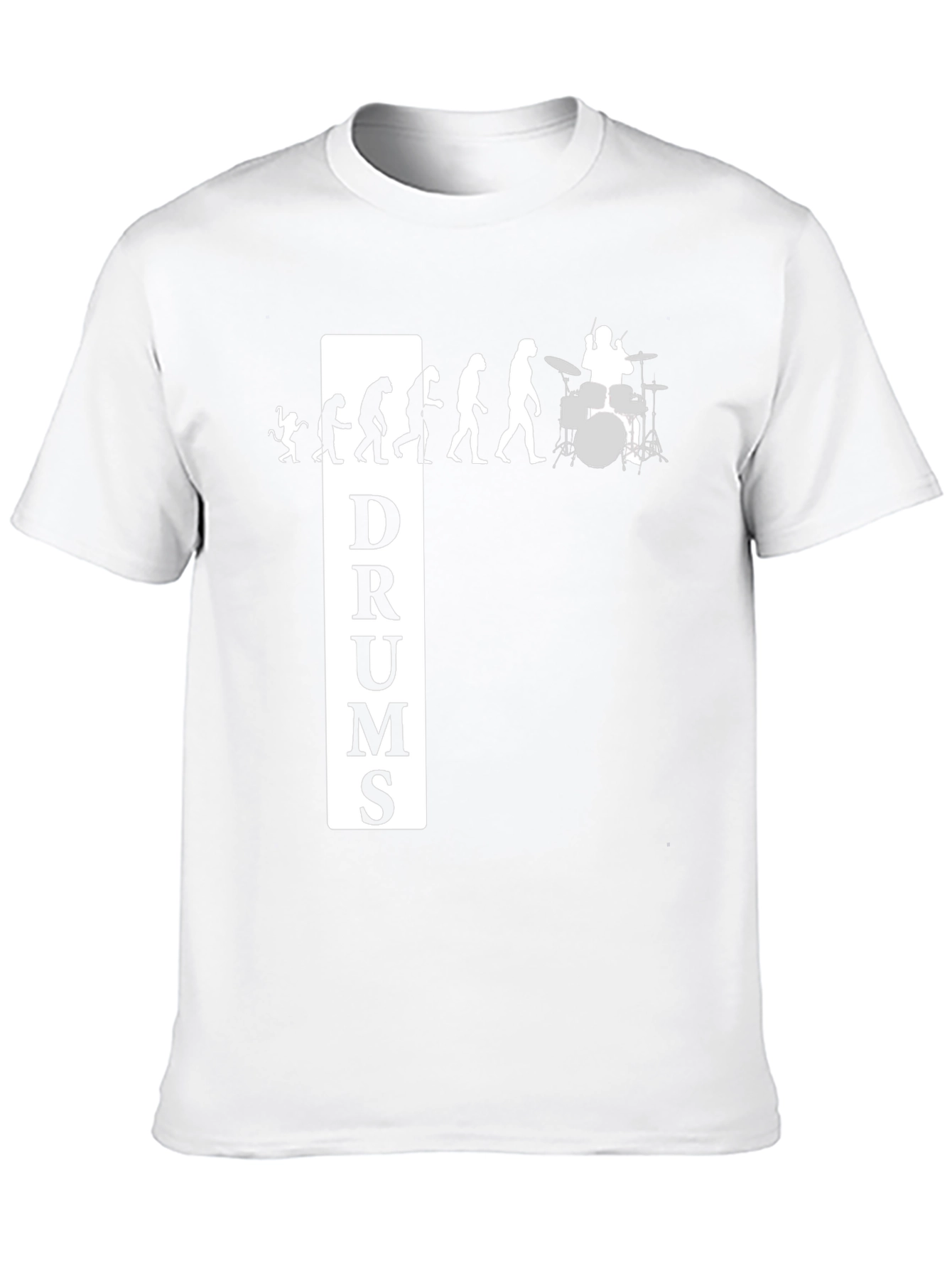 Evolution of Drums Black T-Shirt