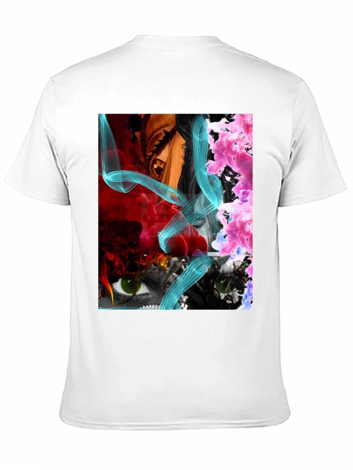 Eye-Catching Graphic Print Mens Black T-Shirt