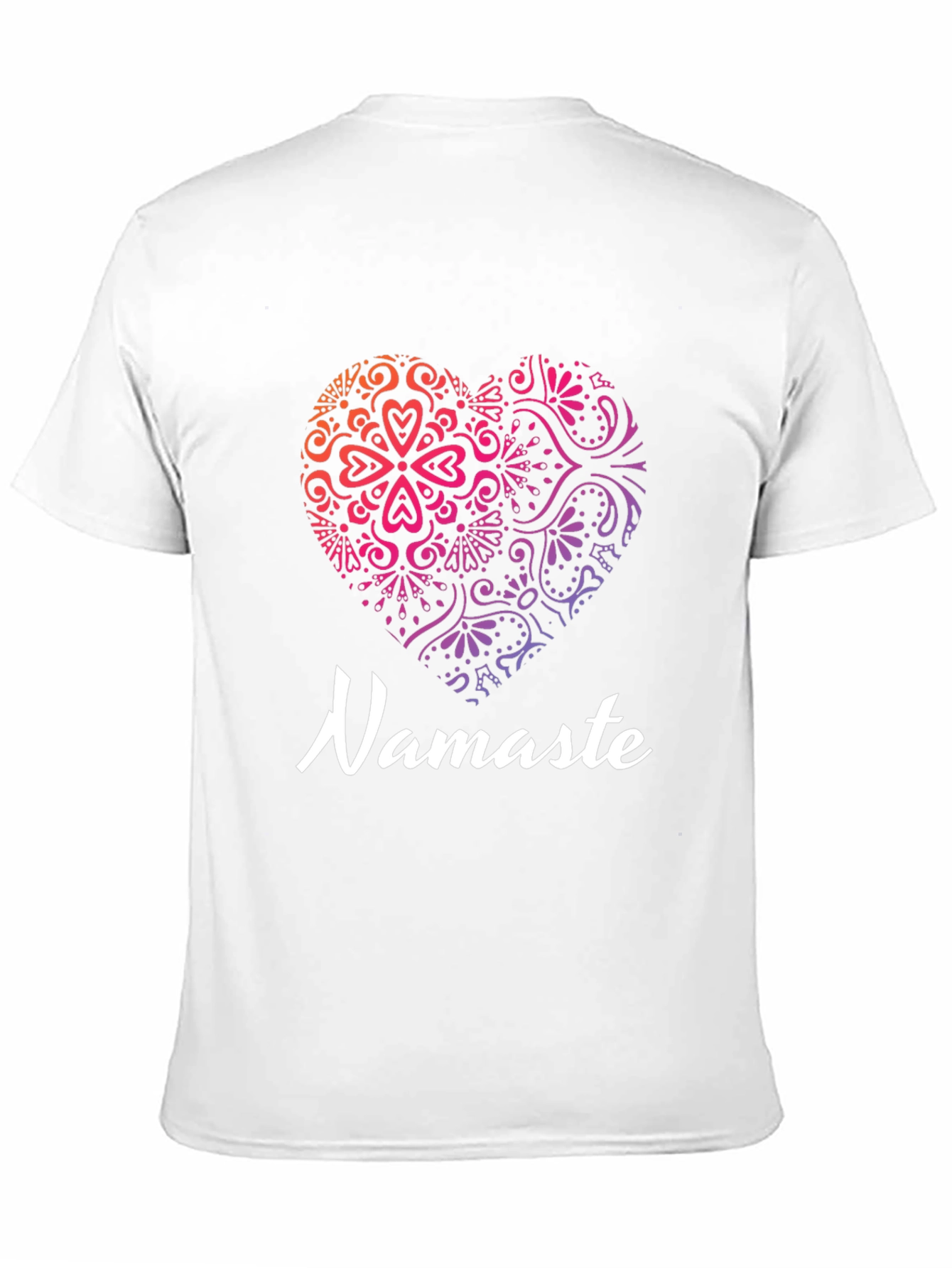 Namaste Heart Graphic Tee - Yoga Shirt