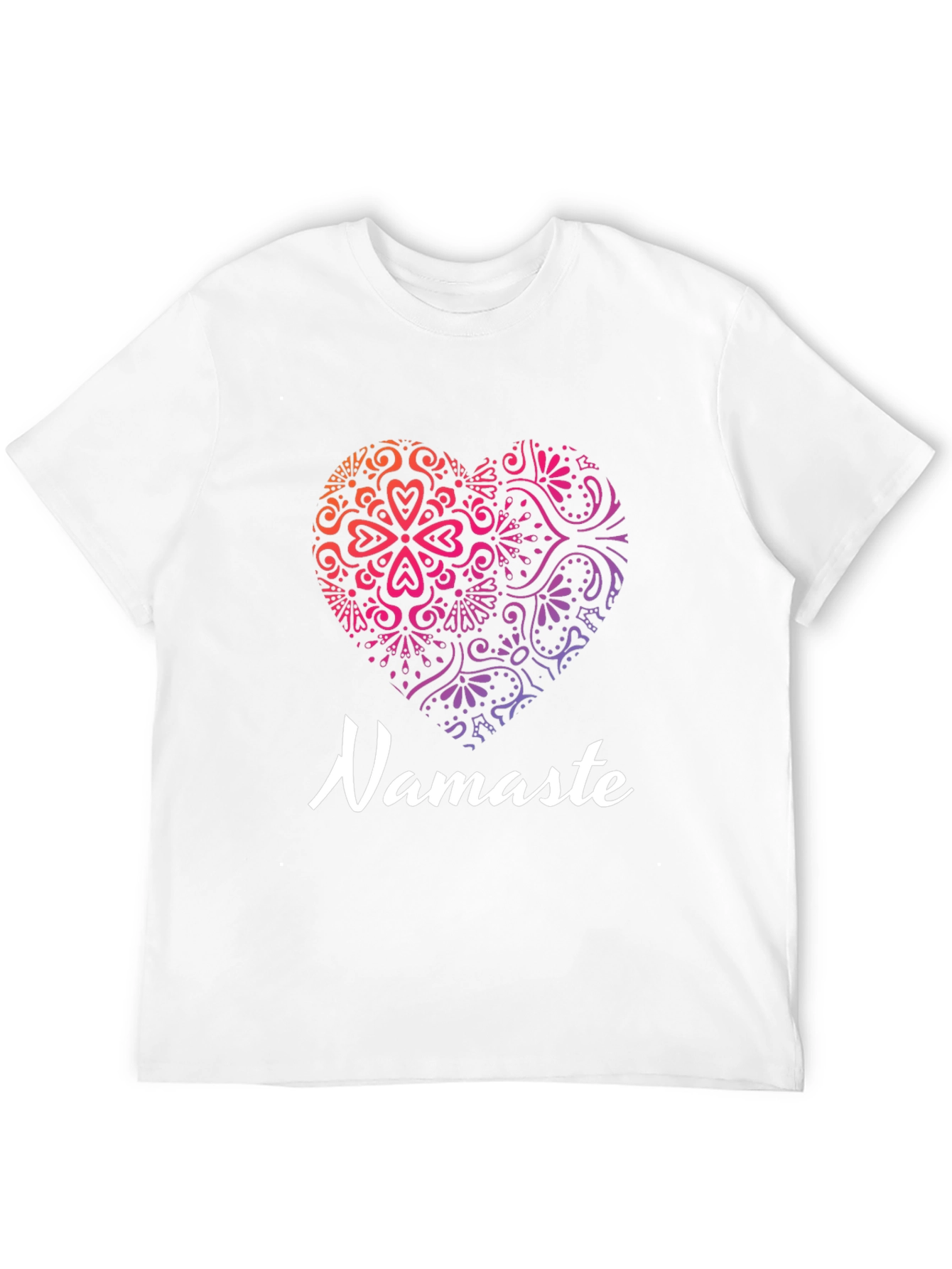 Namaste Heart Graphic Tee - Yoga Shirt