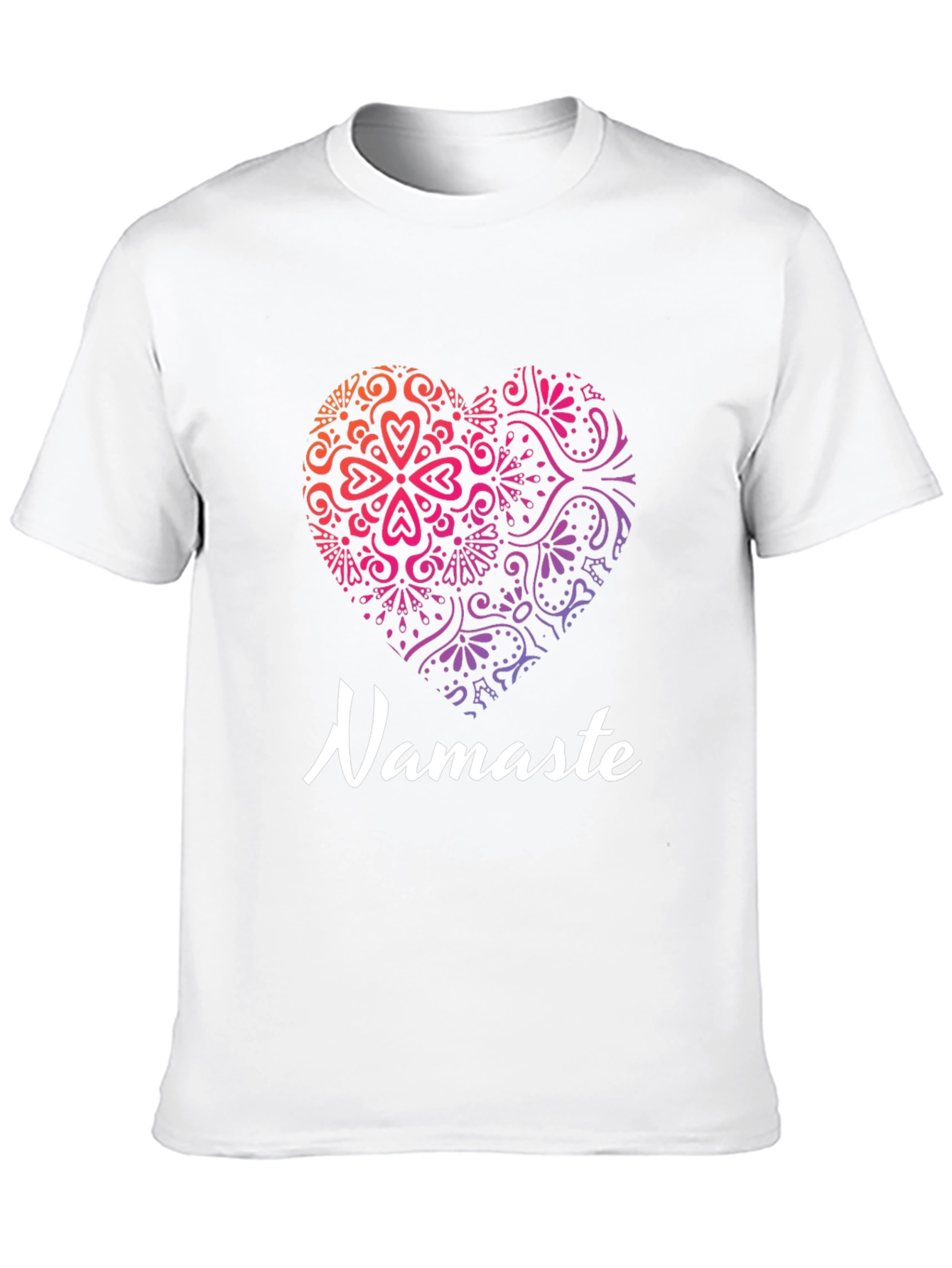 Namaste Heart Graphic Tee - Yoga Shirt
