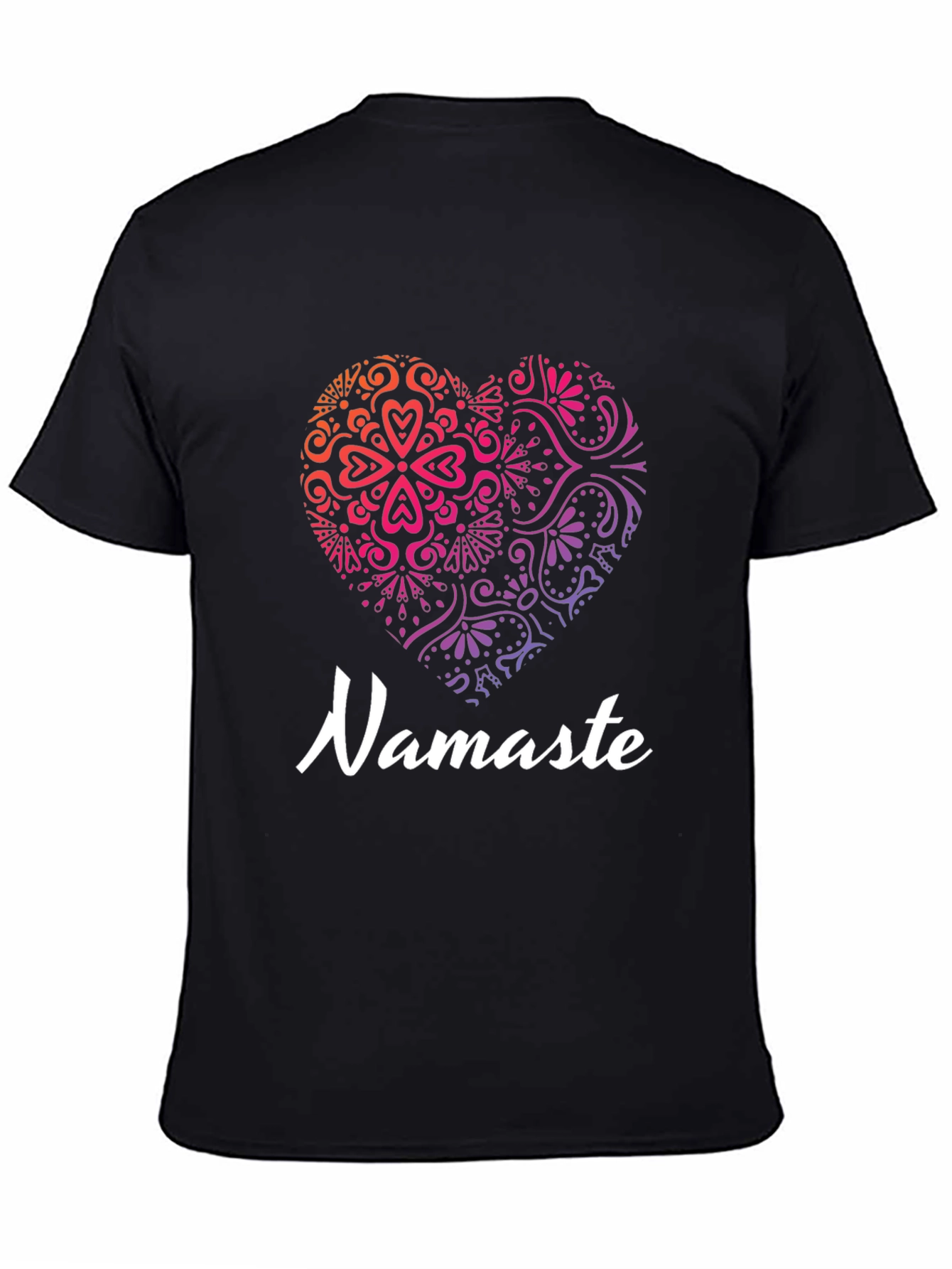 Namaste Heart Graphic Tee - Yoga Shirt