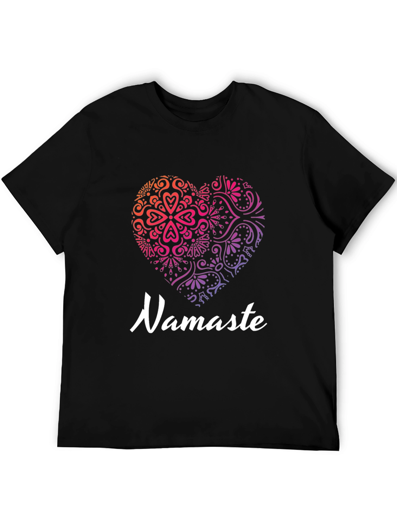 Namaste Heart Graphic Tee - Yoga Shirt