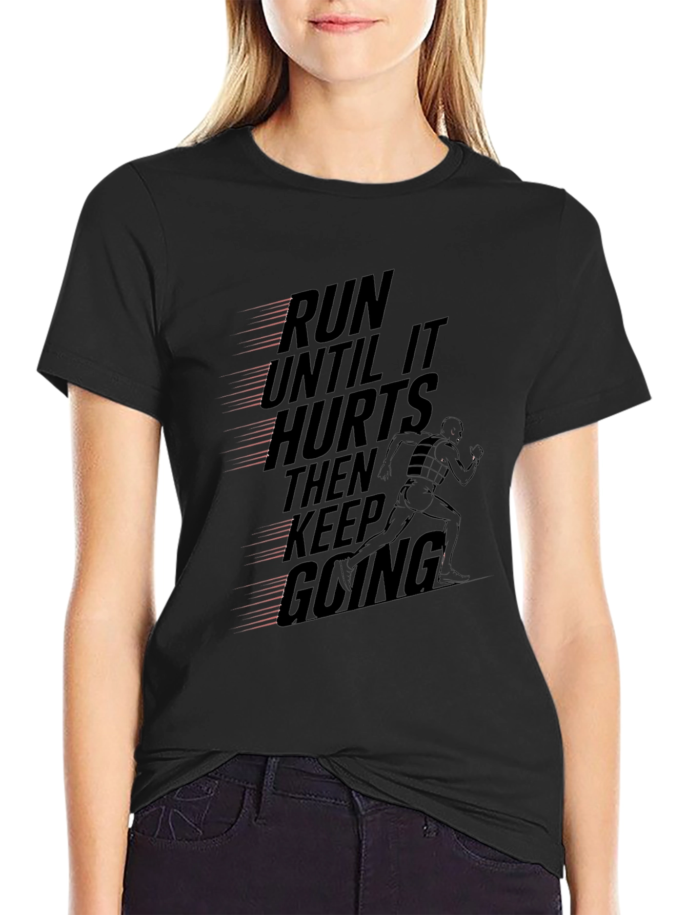 Run Until it Hurts Graphic Tee