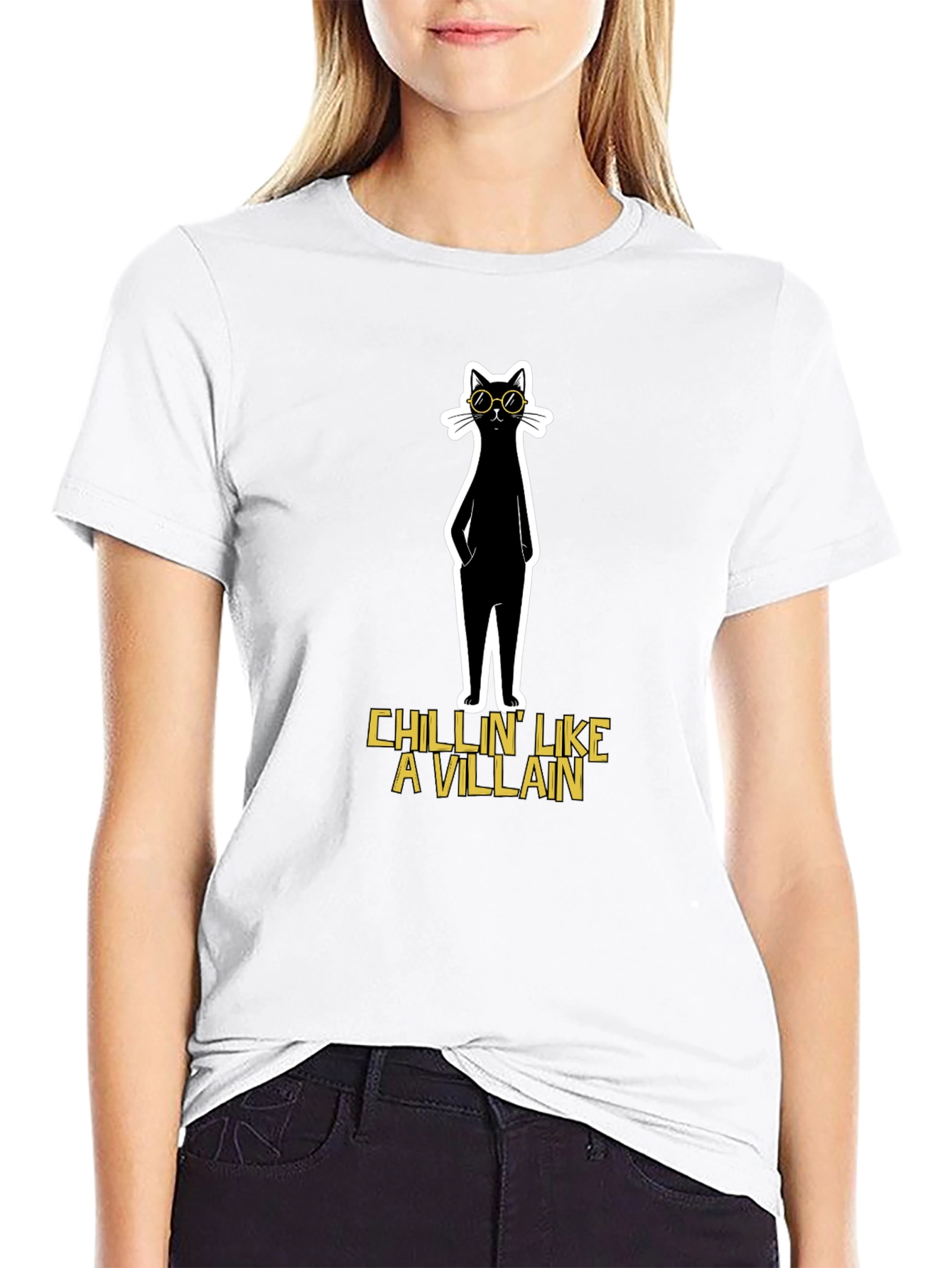 Cool Cat T-Shirt: Chillin Like A Villain