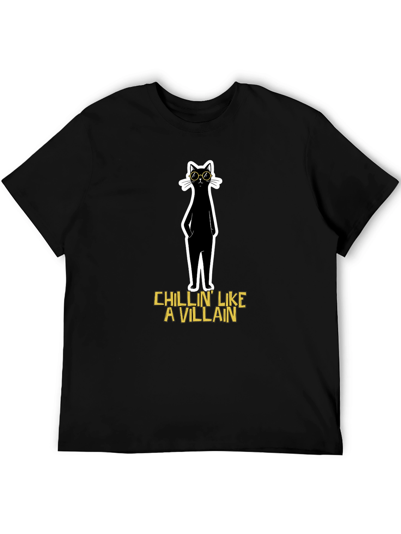 Cool Cat T-Shirt: Chillin Like A Villain