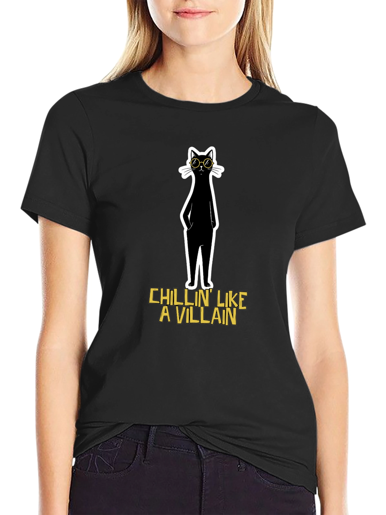 Cool Cat T-Shirt: Chillin Like A Villain