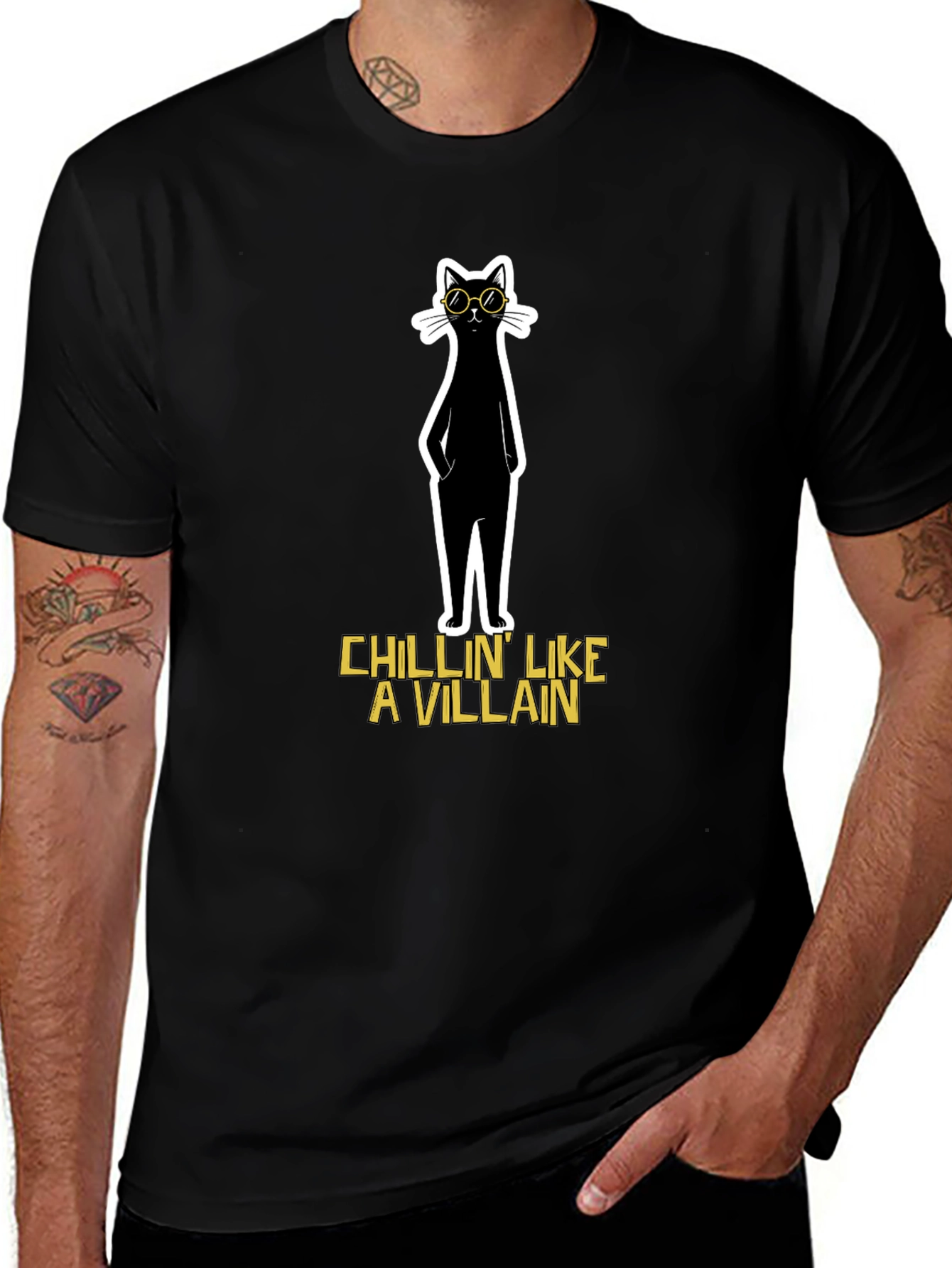 Cool Cat T-Shirt: Chillin Like A Villain