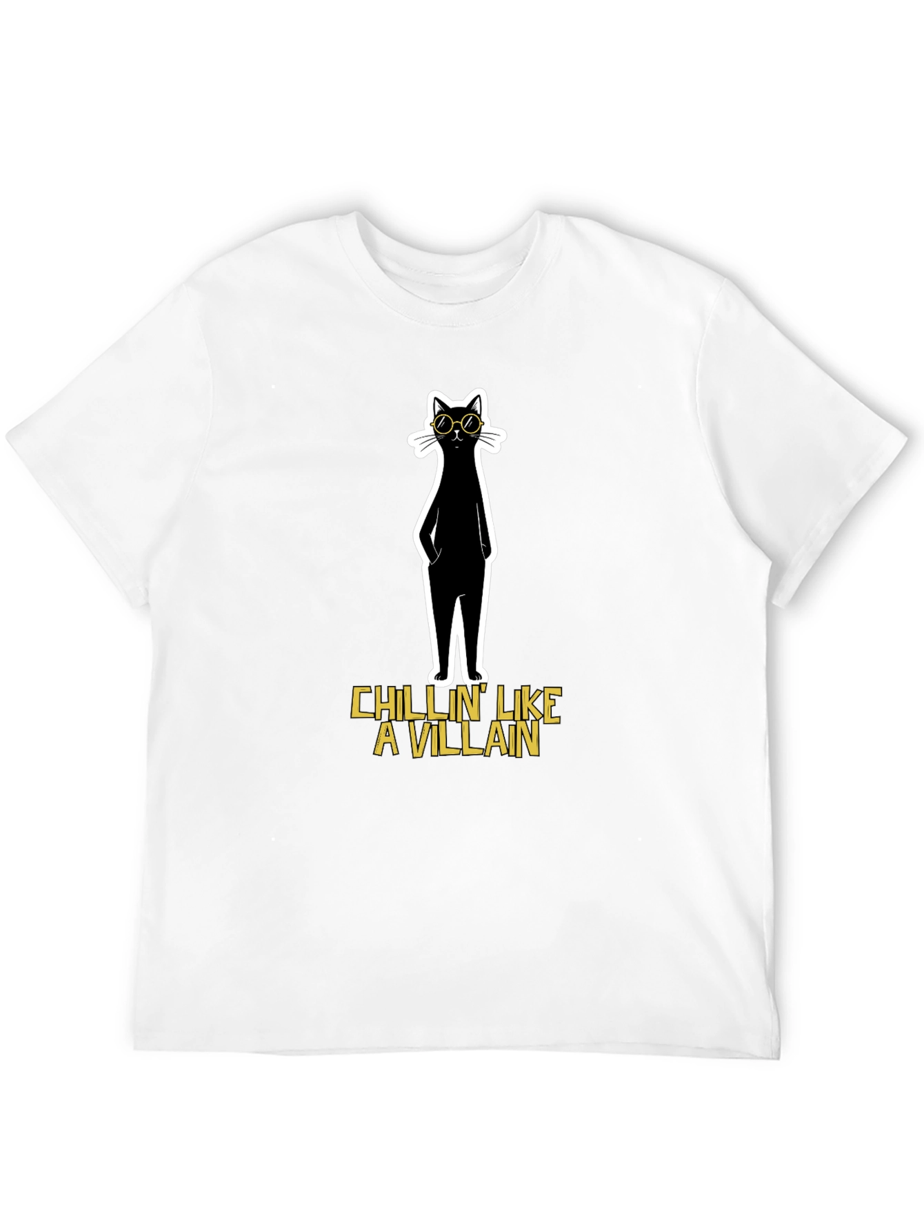 Cool Cat T-Shirt: Chillin Like A Villain
