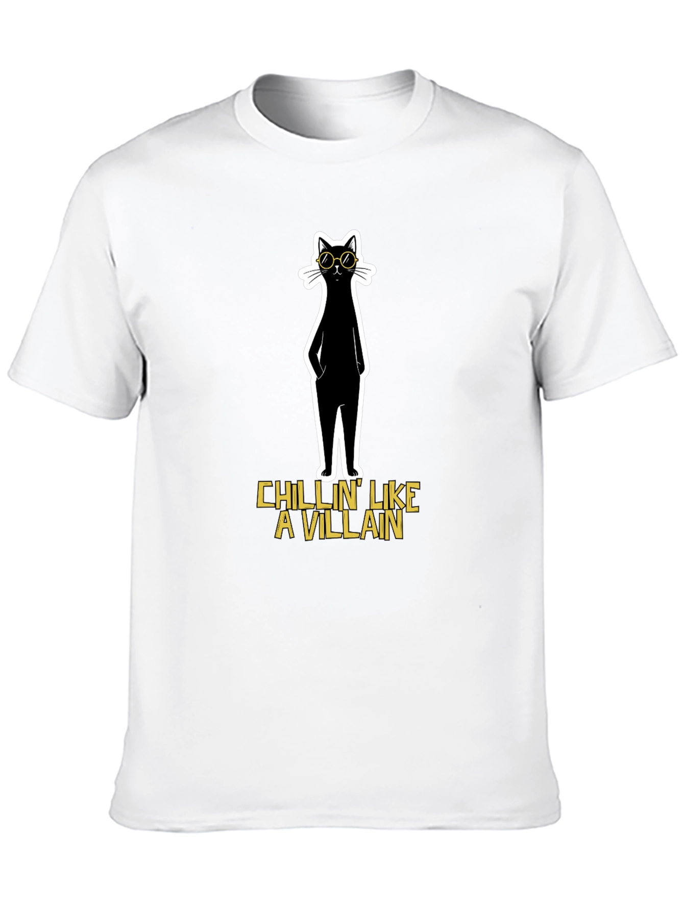 Cool Cat T-Shirt: Chillin Like A Villain