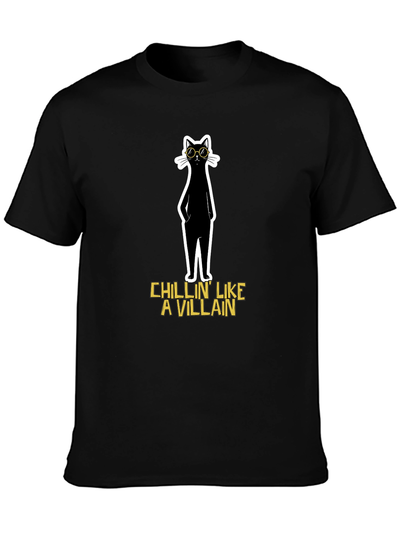 Cool Cat T-Shirt: Chillin Like A Villain