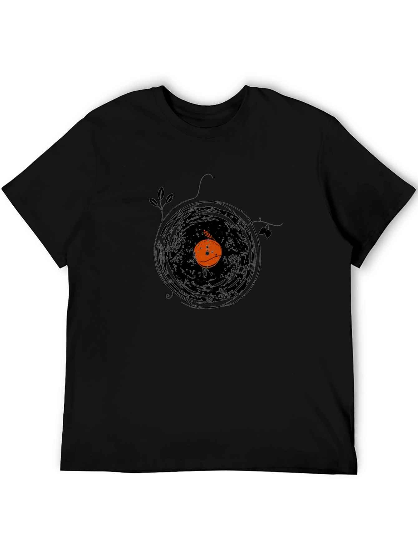 Retro Vinyl Record Graphic Tee
