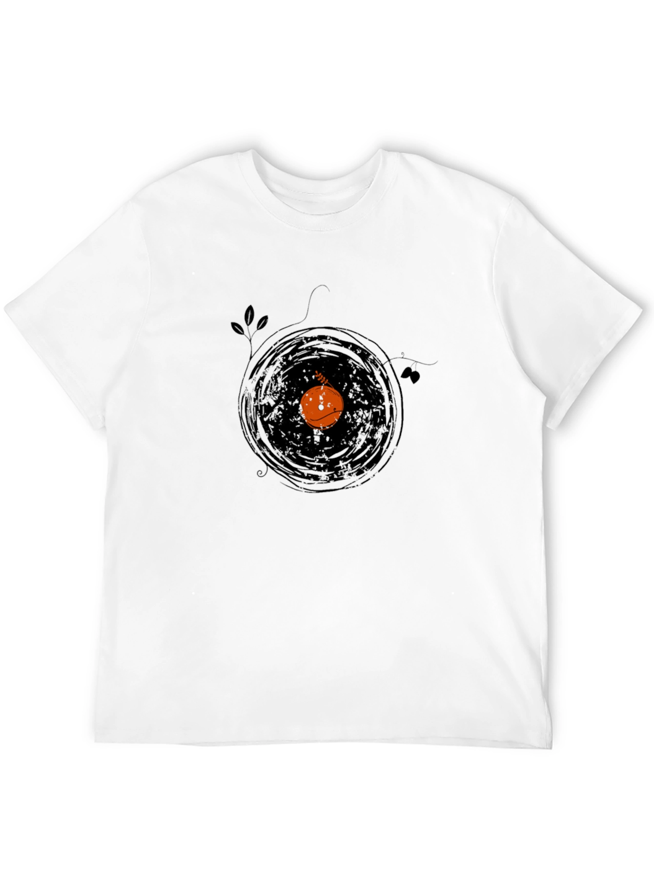 Retro Vinyl Record Graphic Tee