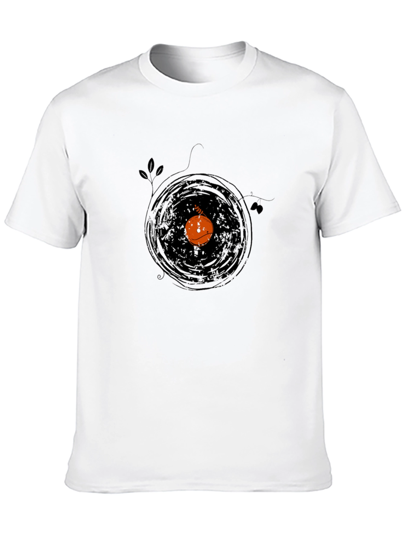 Retro Vinyl Record Graphic Tee