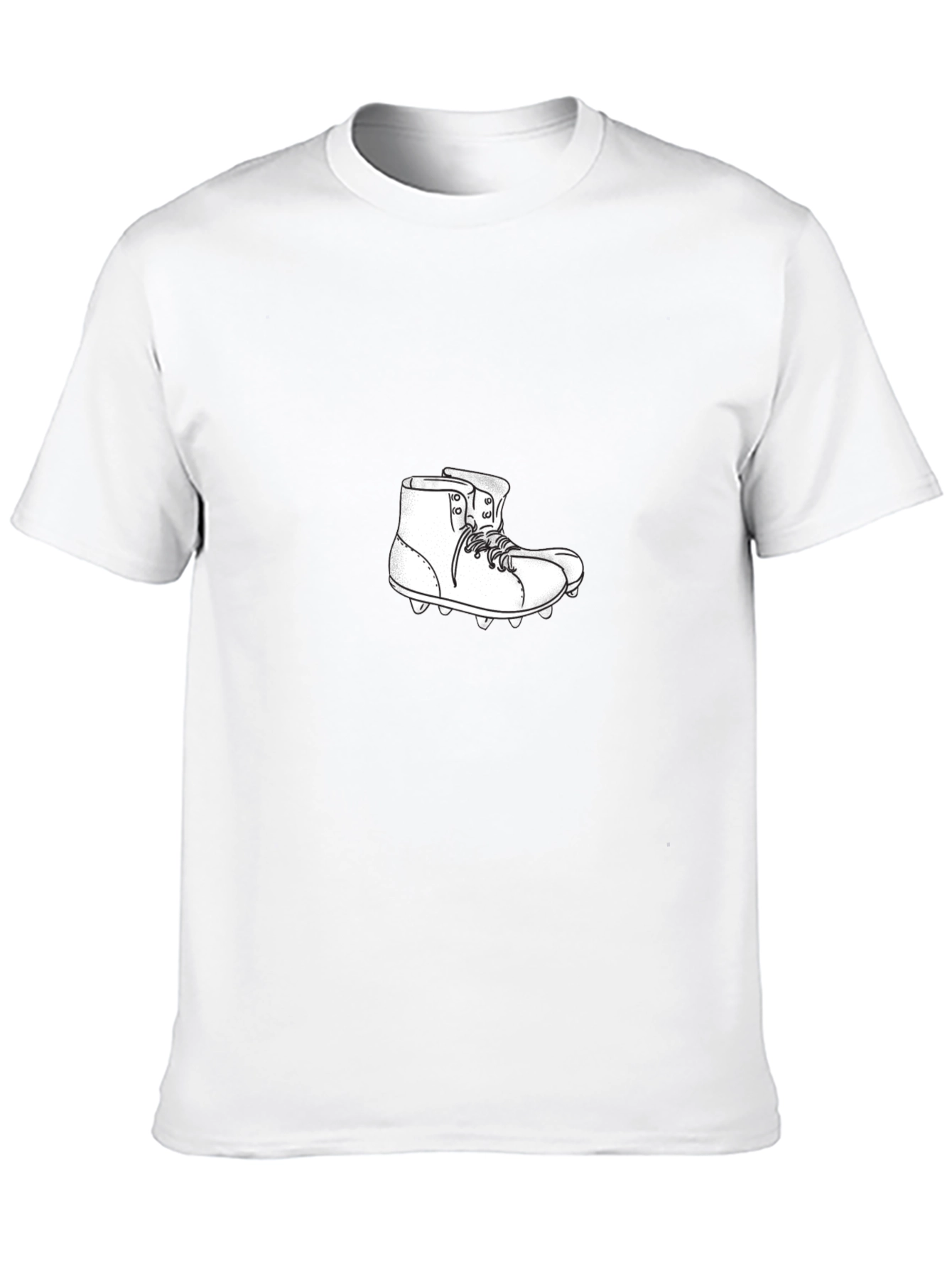 Classic Football Boot Graphic Tee - Black