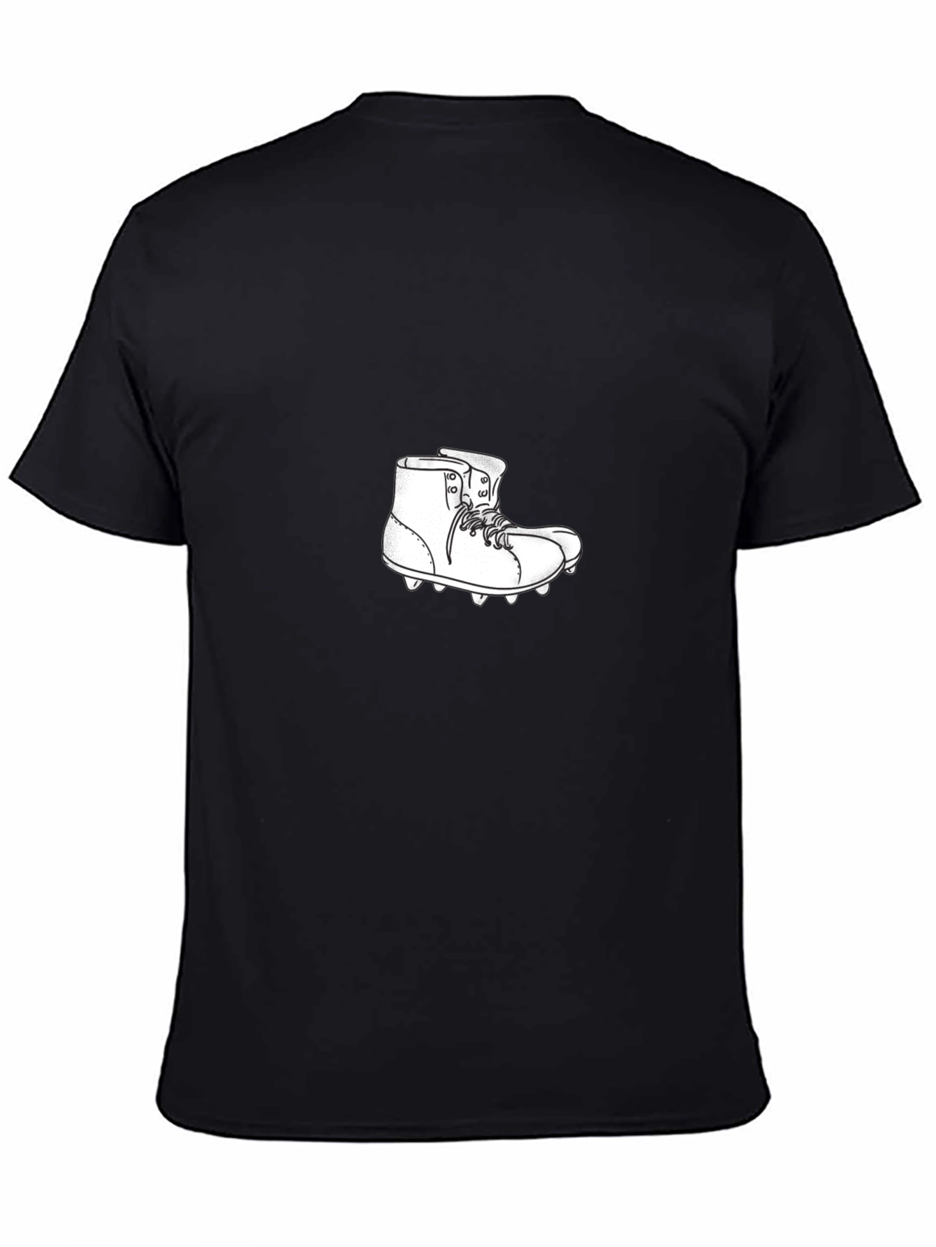 Classic Football Boot Graphic Tee - Black