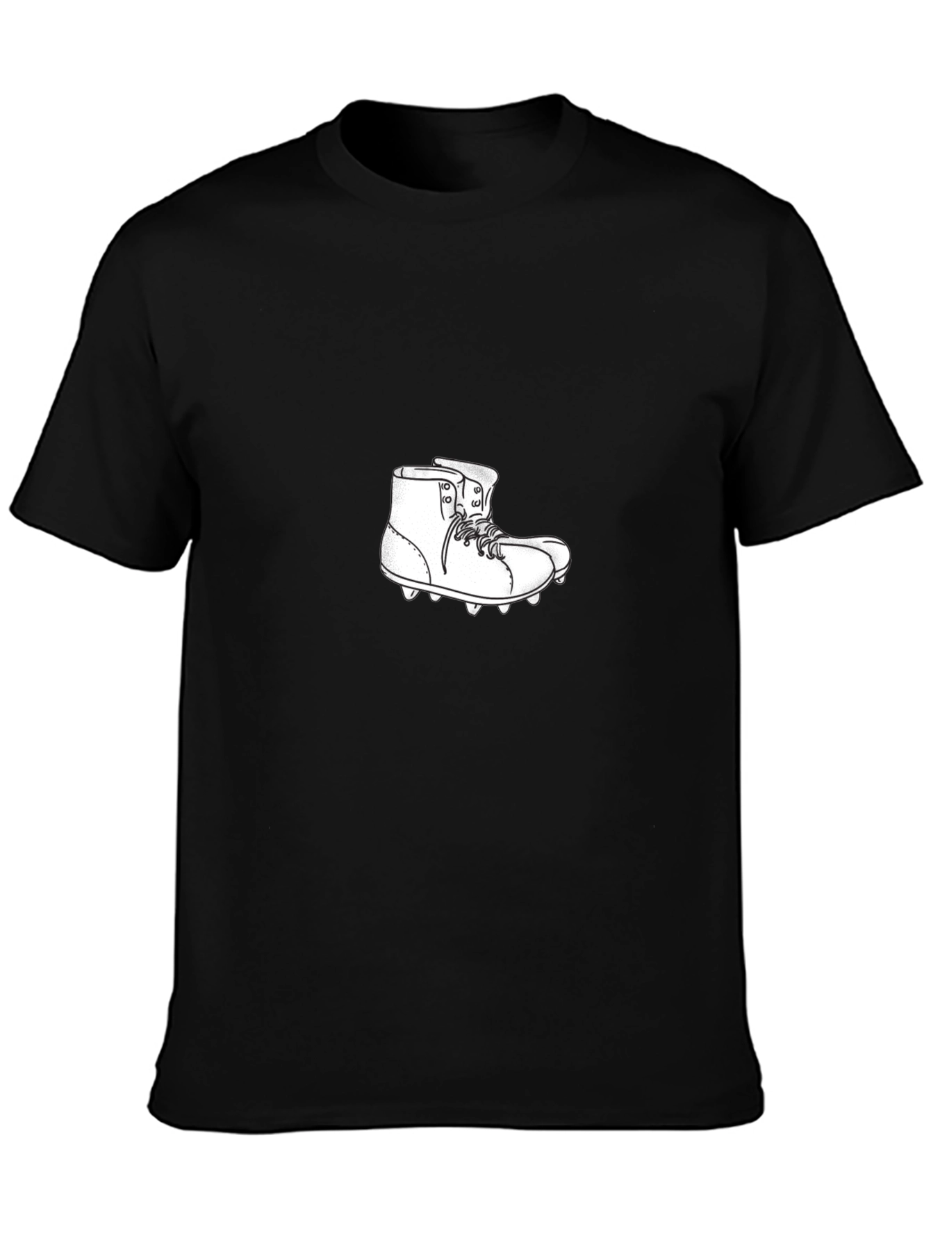 Classic Football Boot Graphic Tee - Black