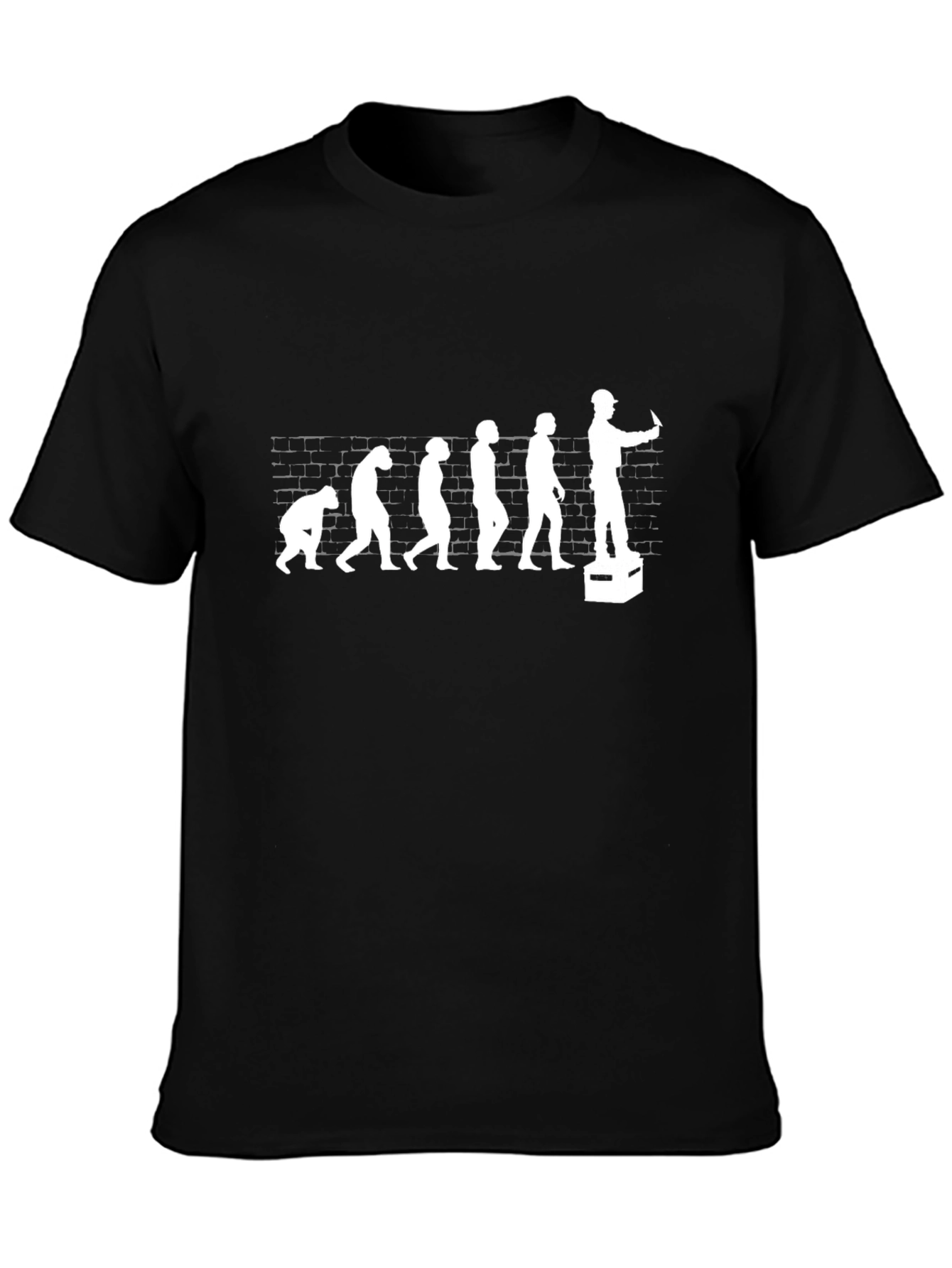 Evolution of Selfie Black T-Shirt