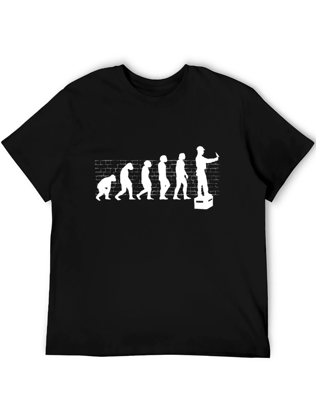 Evolution of Selfie Black T-Shirt