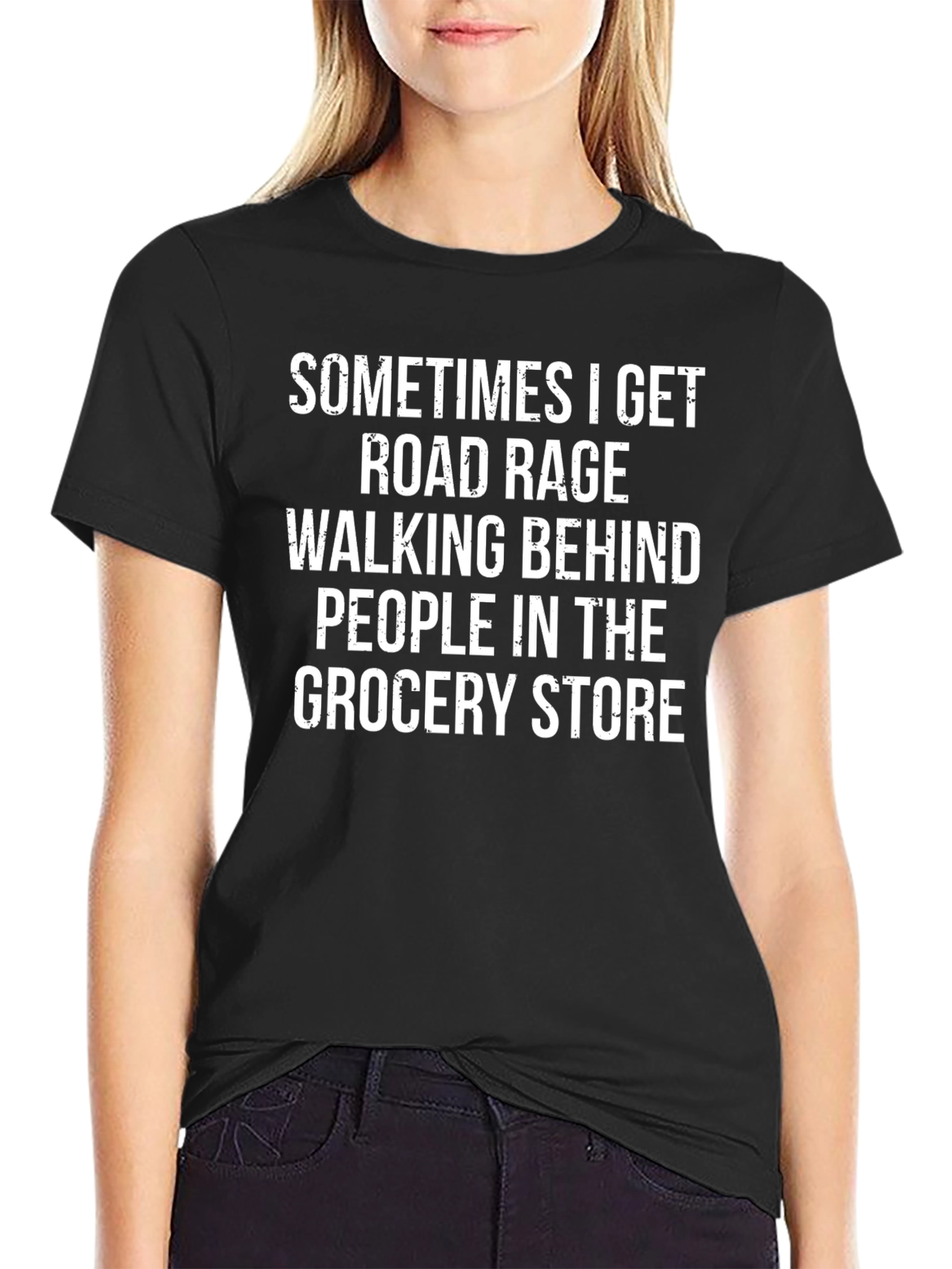 Road Rage Grocery Store T-Shirt