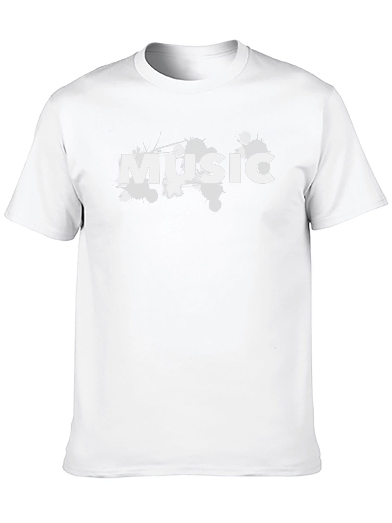 Music Graphic T-Shirt - Black