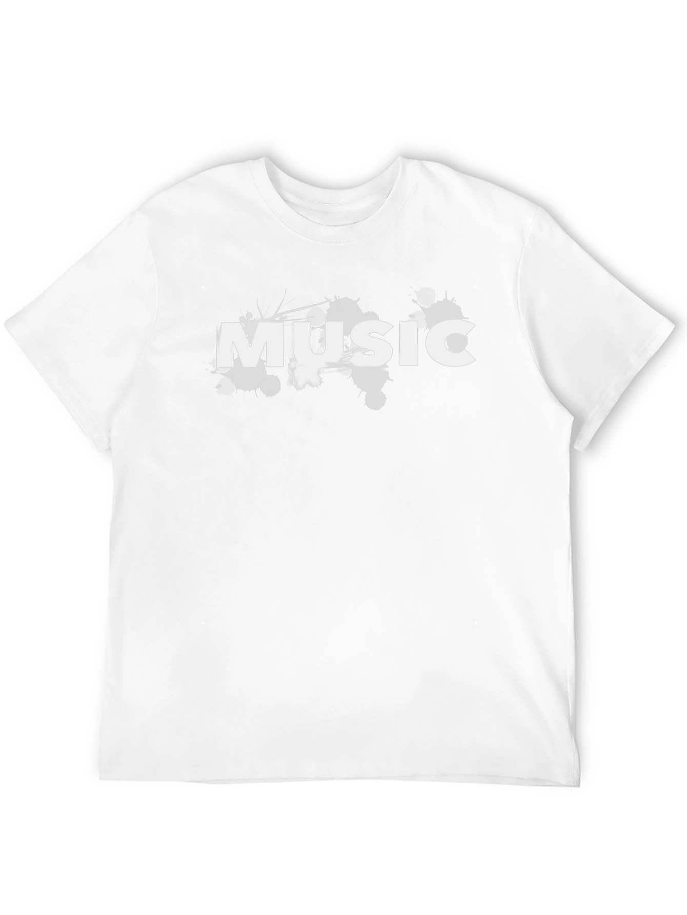 Music Graphic T-Shirt - Black