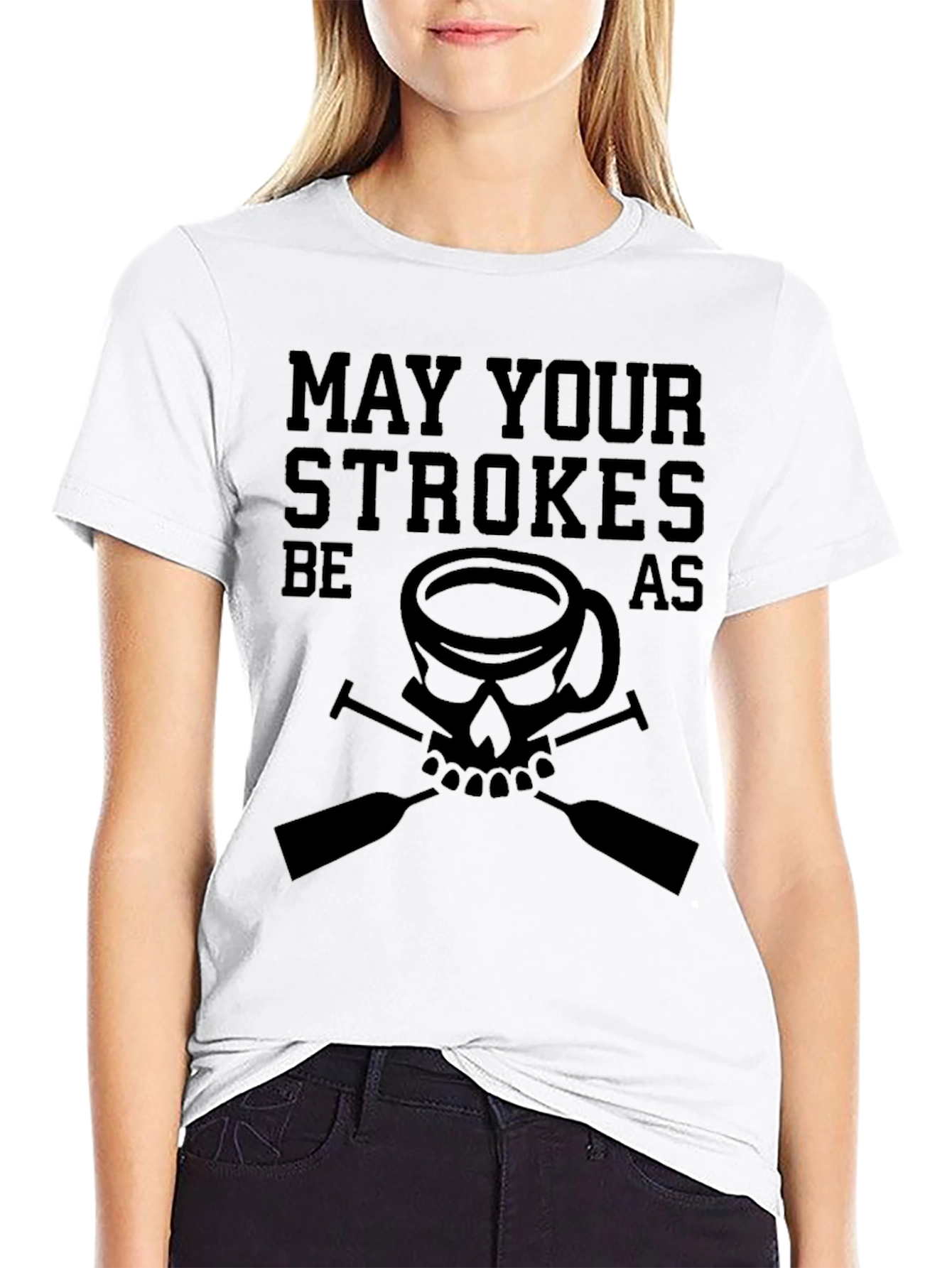 May Your Strokes Be as Strong Coffee T-Shirt