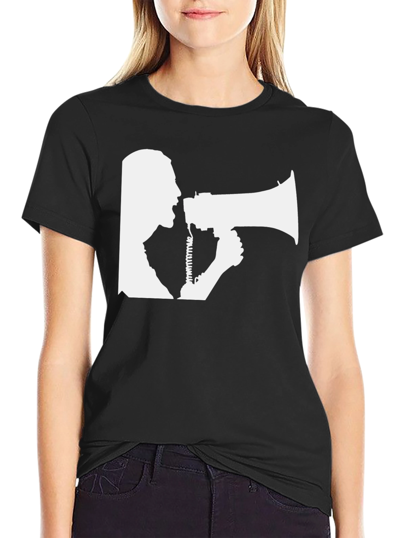 Megaphone Graphic Tee - Speak Your Mind!