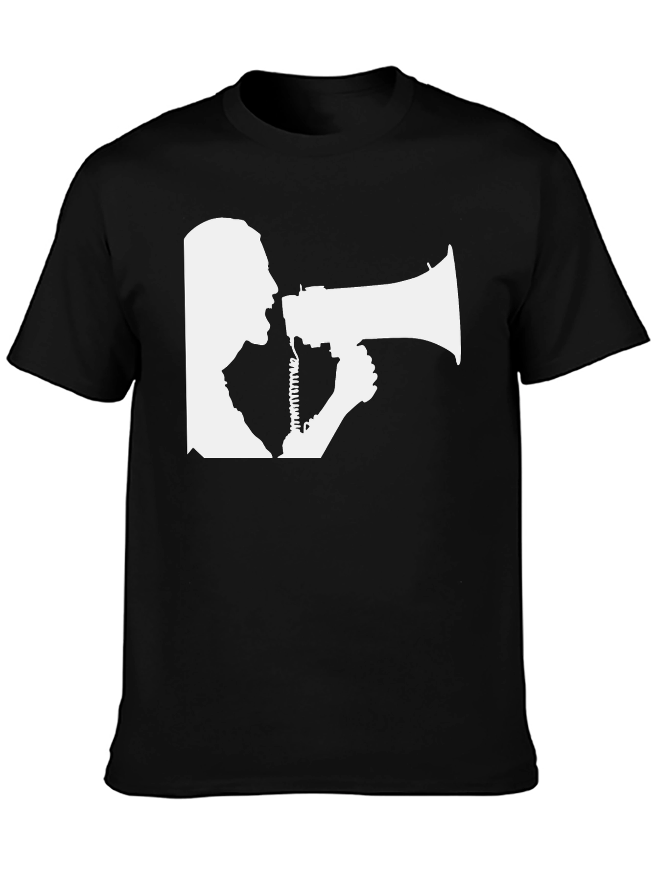 Megaphone Graphic Tee - Speak Your Mind!