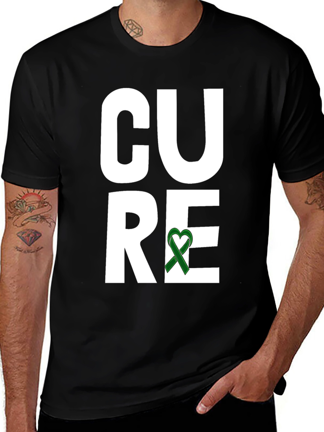 Cure T-Shirt Awareness Ribbon Graphic Tee
