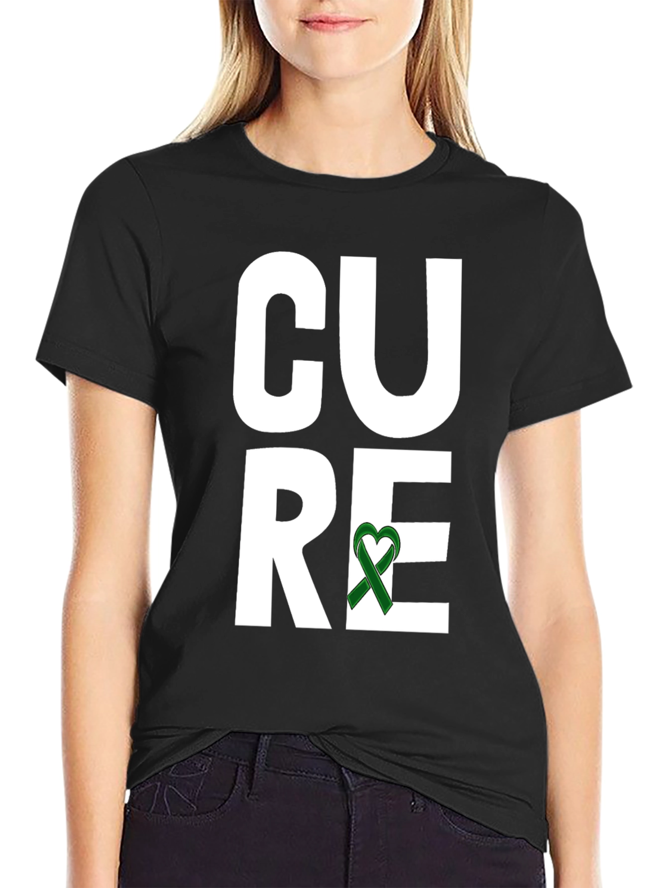 Cure T-Shirt Awareness Ribbon Graphic Tee