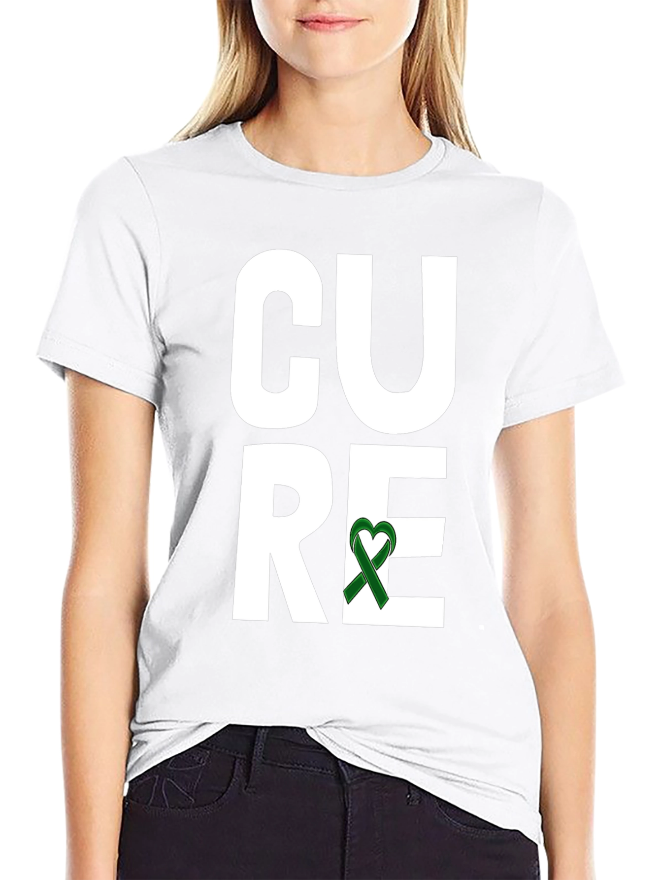 Cure T-Shirt Awareness Ribbon Graphic Tee