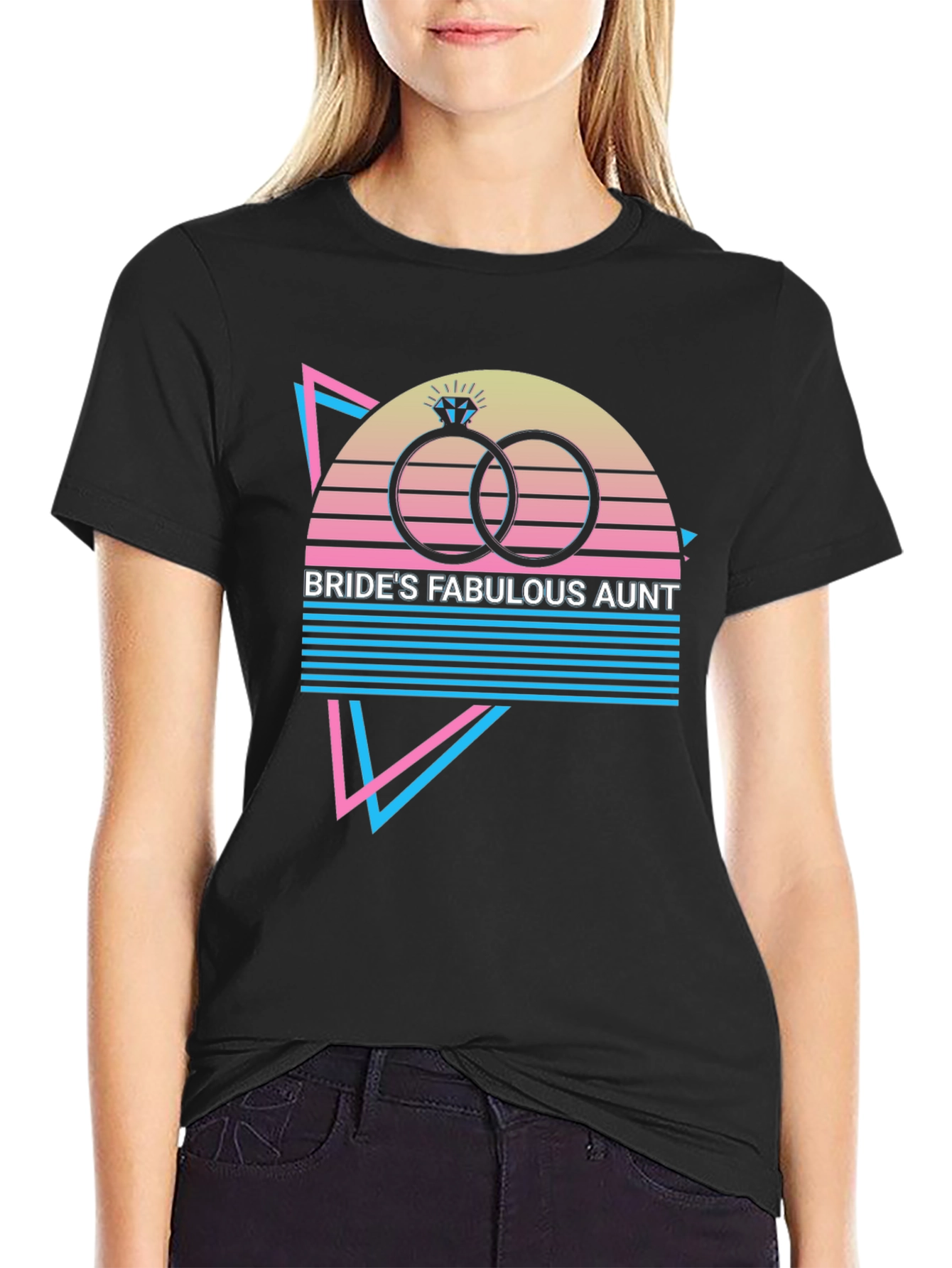 Brides Fabulous Aunt Wedding T-Shirt