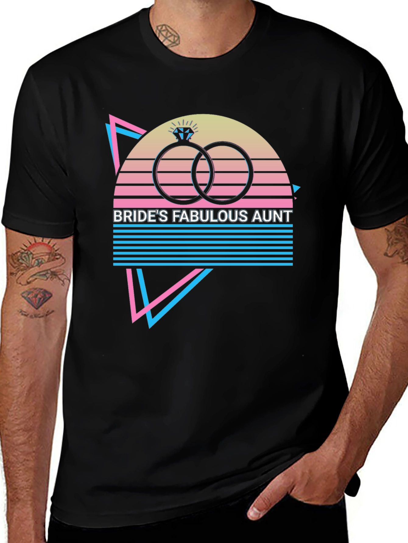 Brides Fabulous Aunt Wedding T-Shirt