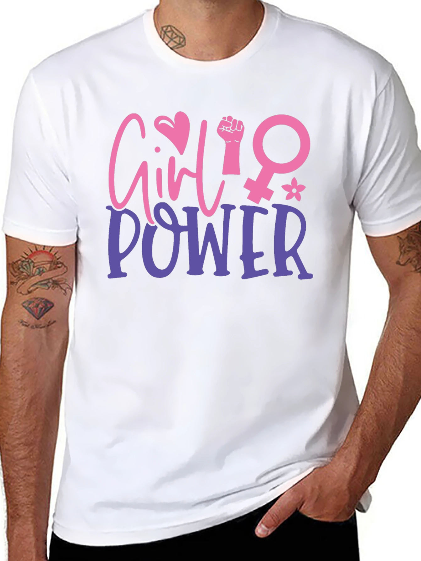 Girl Power Graphic T-Shirt - Feminist Tee