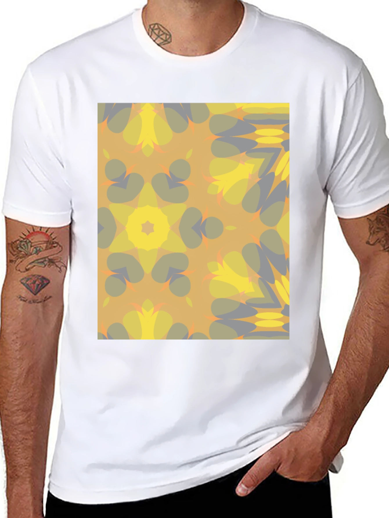 Kaleidoscope T-Shirt - Modern Geometric Design