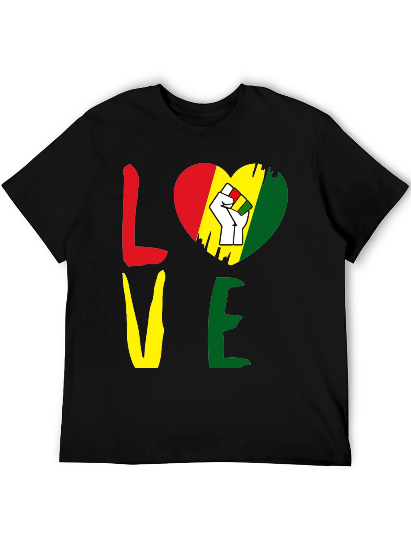 Pan-African Colors Love T-Shirt