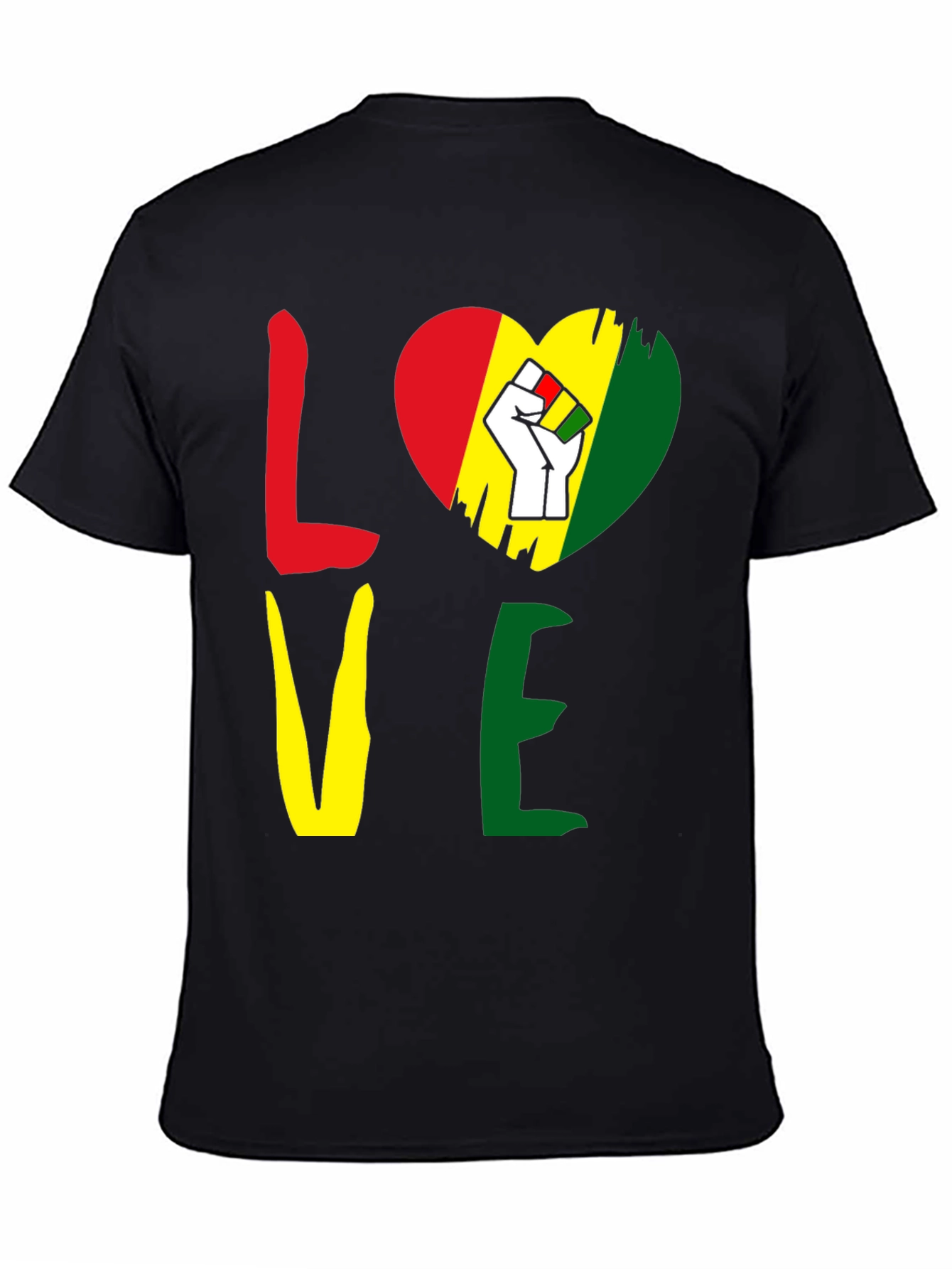 Pan-African Colors Love T-Shirt